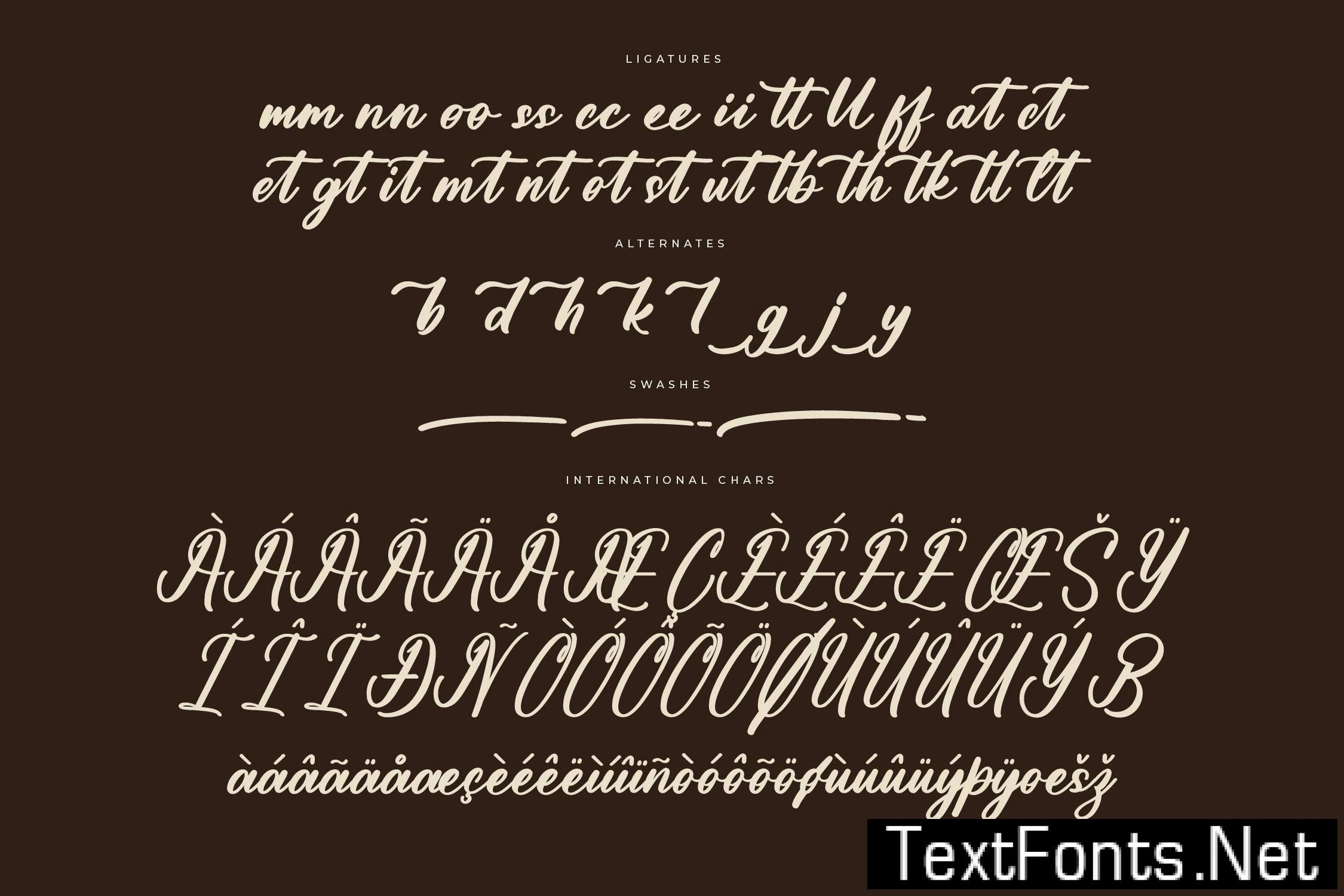 Antholia Riechgan Modern Bold Script NPYAPVE
