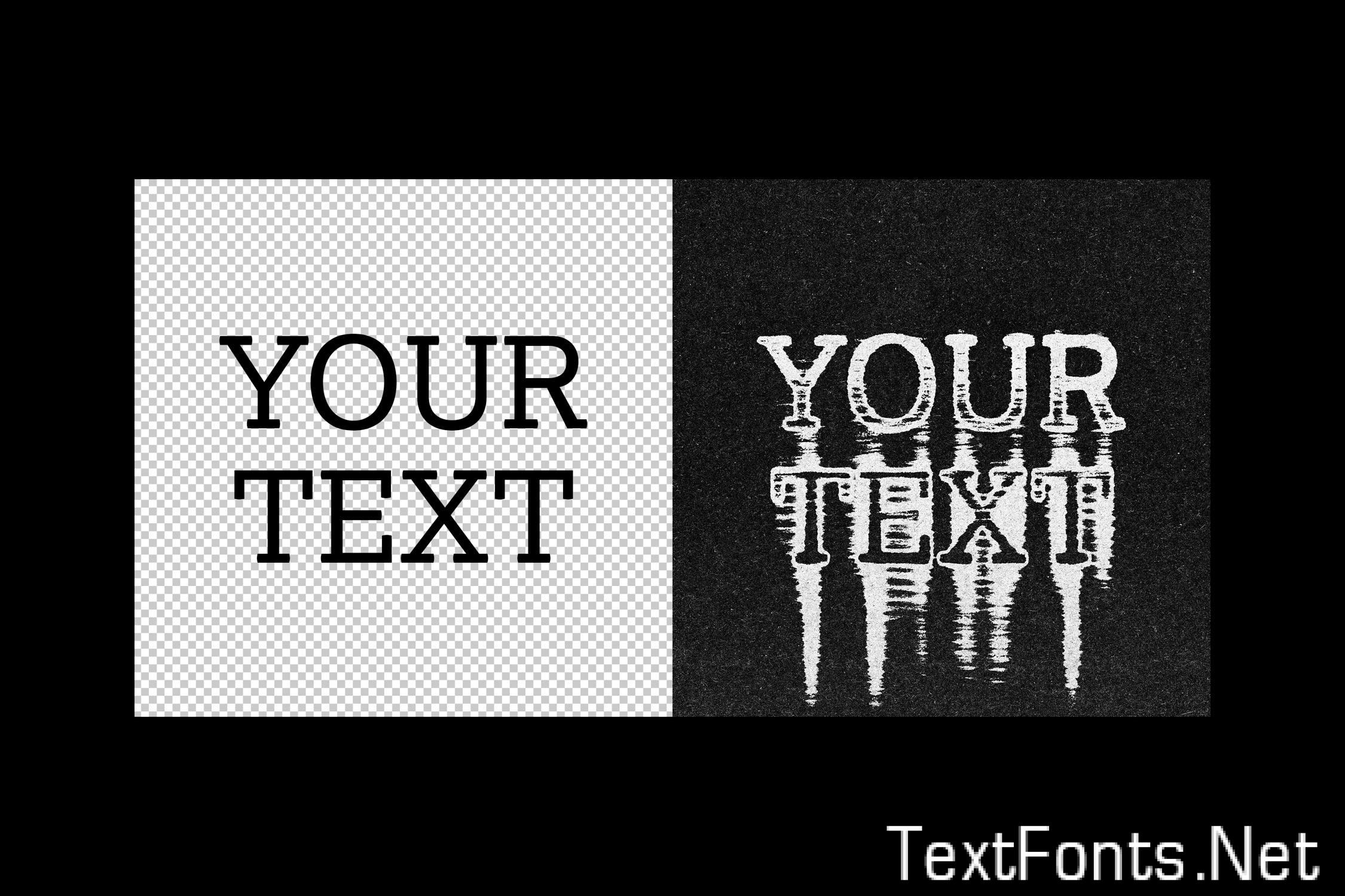 Bad Print Text Effect 4XQE7QS