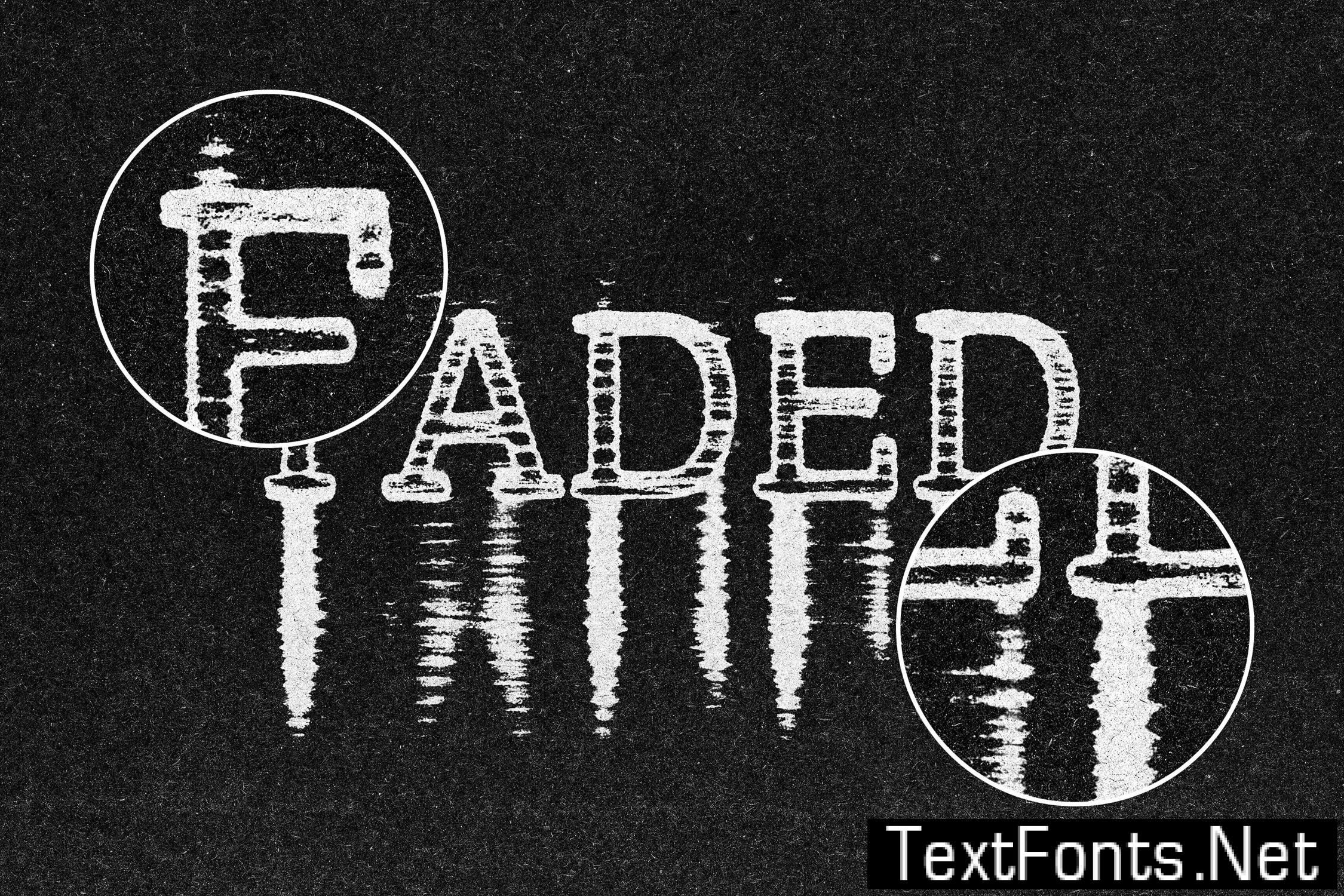 Bad Print Text Effect 4XQE7QS