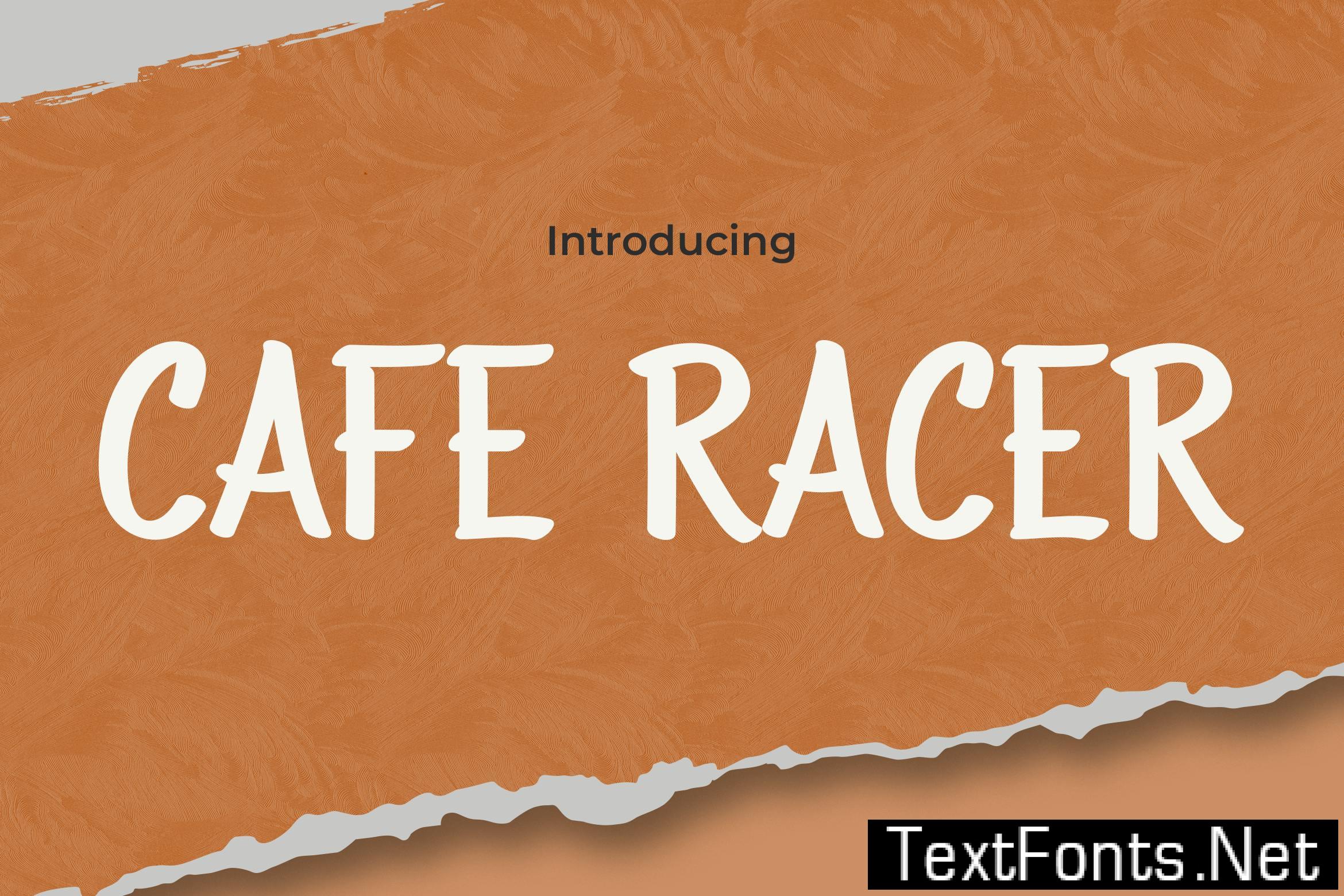Cafe Racer - Retro Script Font DSZ4GK6