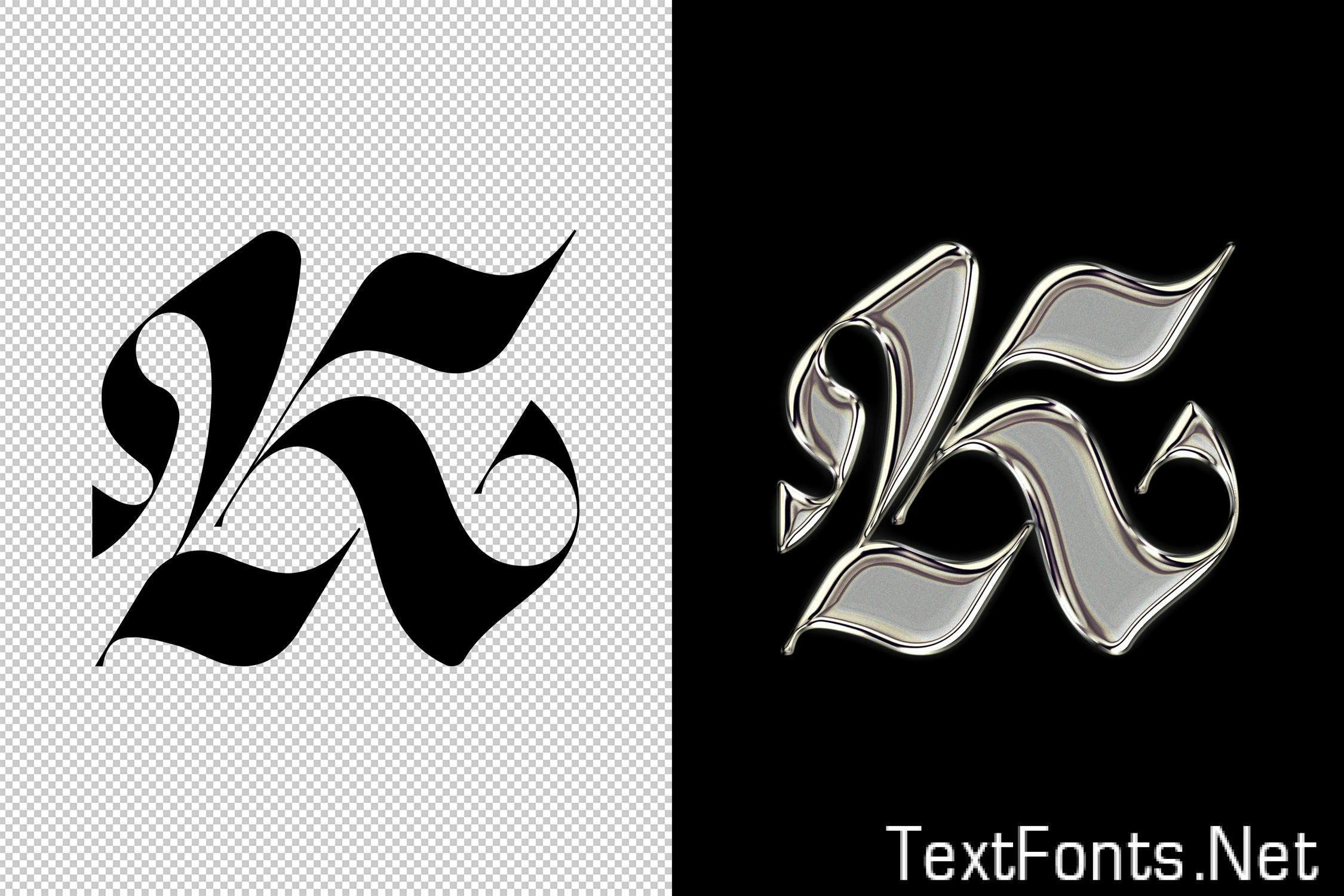 Chrome Metal Text Effect MZEH29Q