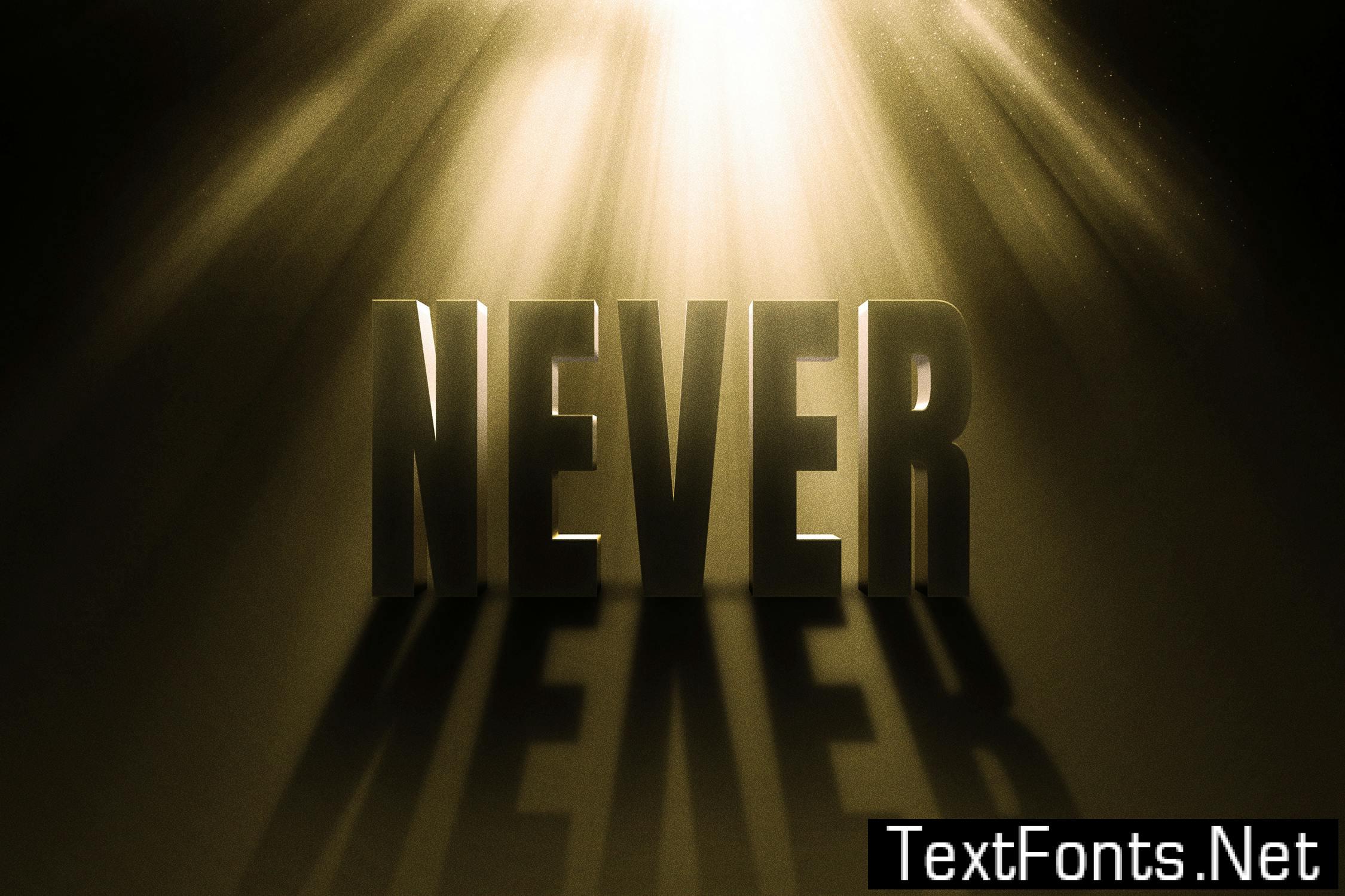 Cinematic Shadow Text Effect XBAAMTZ