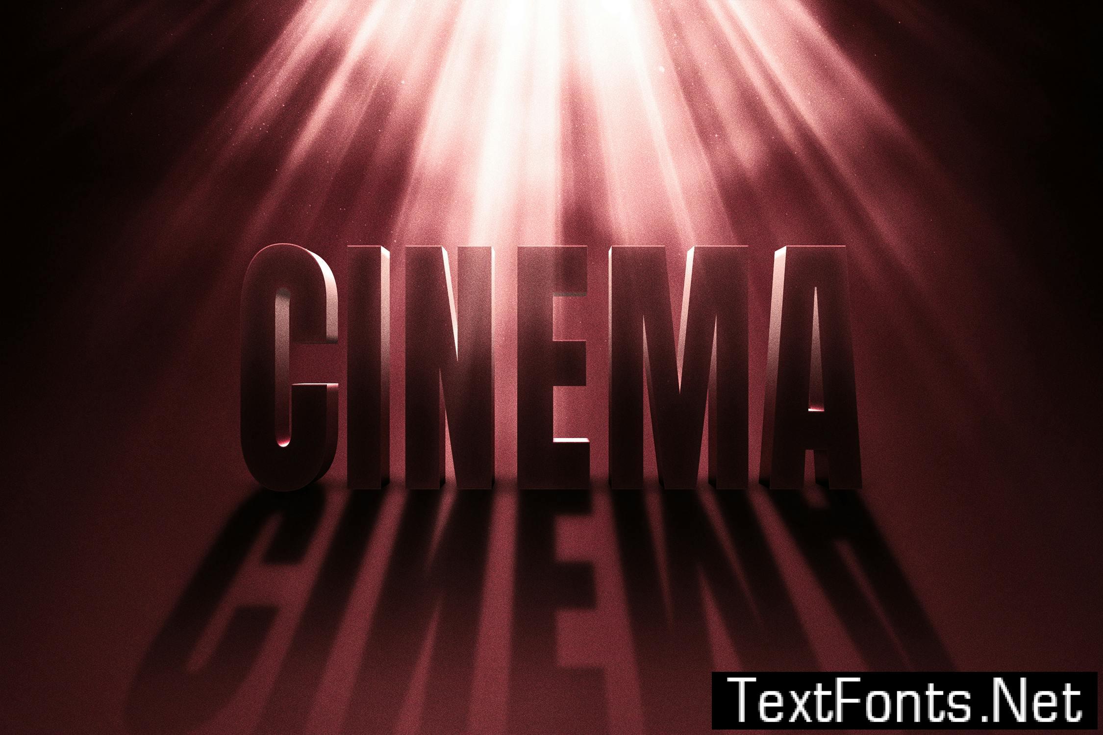 Cinematic Shadow Text Effect XBAAMTZ