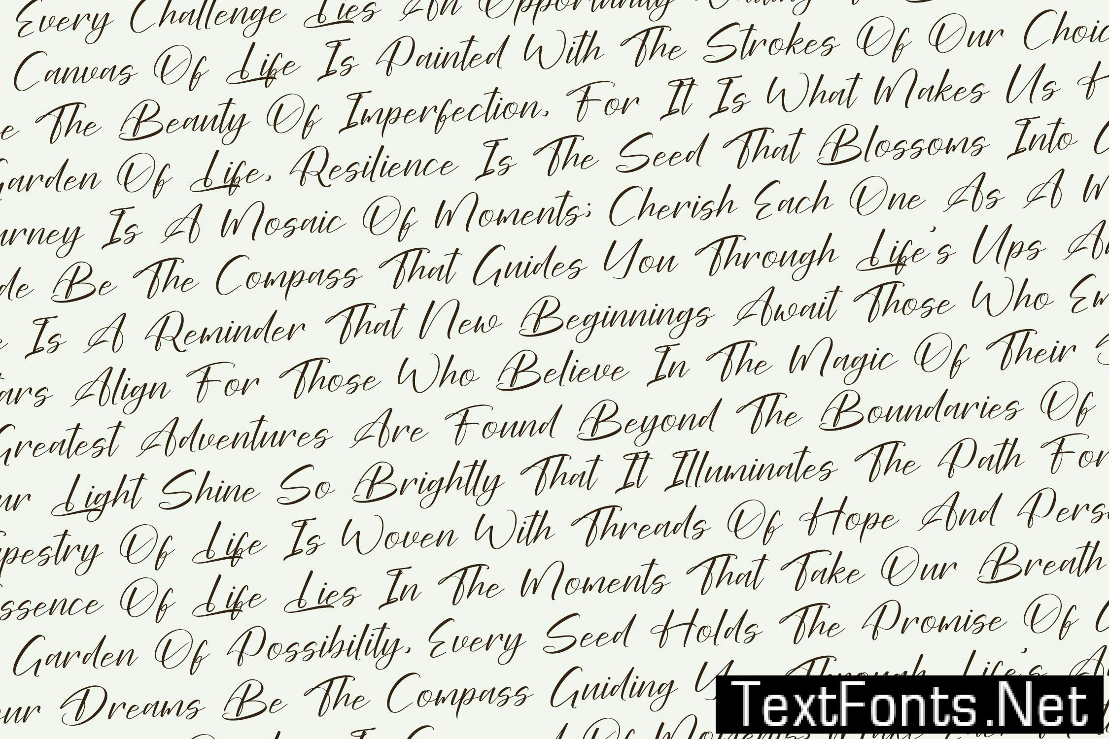 Dalinthy Modern Handwritten Font QRDEX33