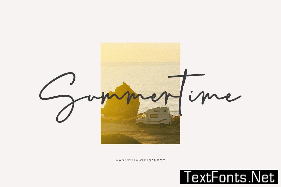 Danilla - Signature Script Font YVPX2XM