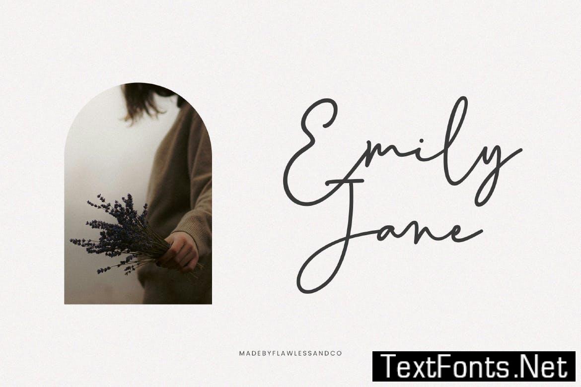 Danilla - Signature Script Font YVPX2XM