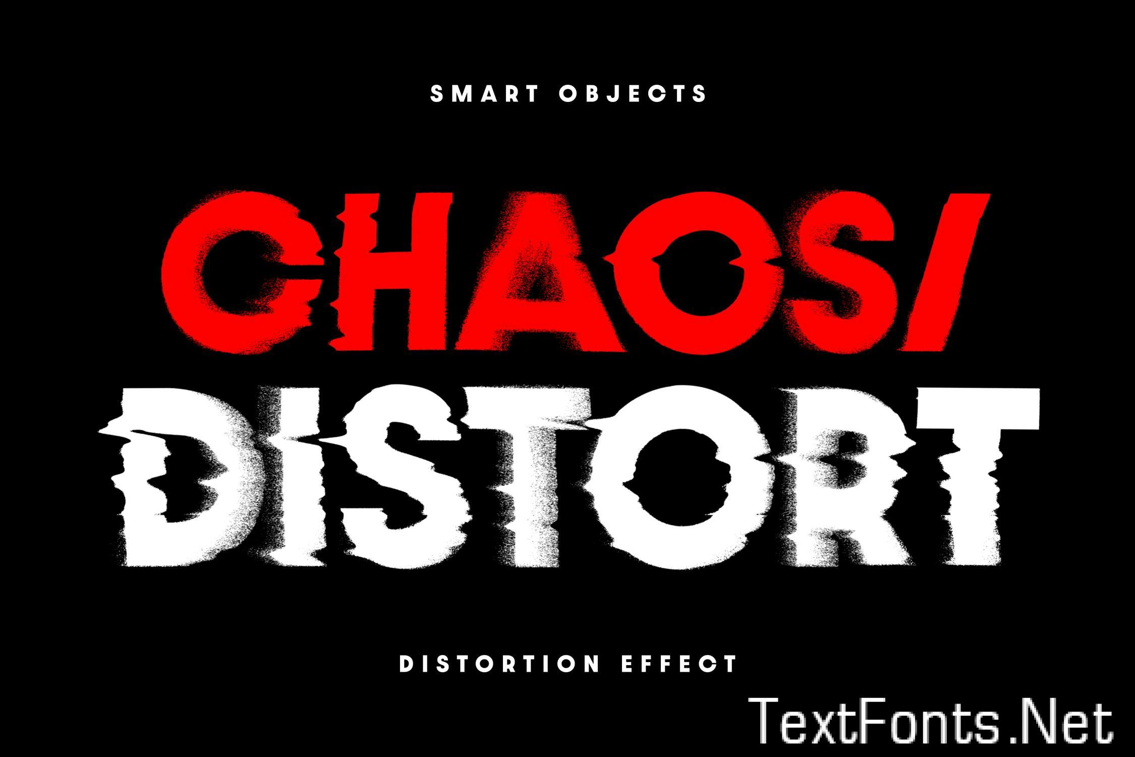 Displace Distortion Text & Graphic Effect UM4PUAN