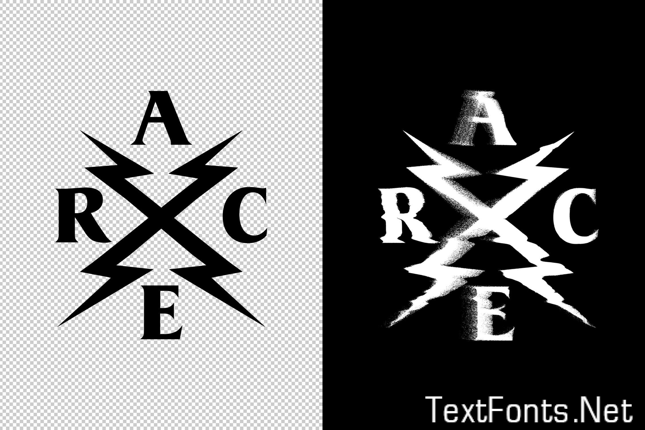 Displace Distortion Text & Graphic Effect UM4PUAN