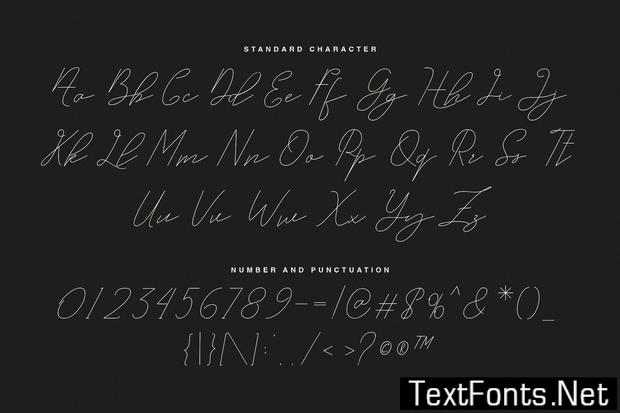 Embarghost - Classic Light Script Font DR7BFQG