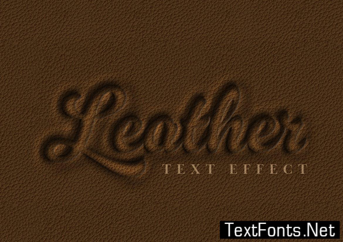 Embossed Leather Texture Effect 4YQUB76
