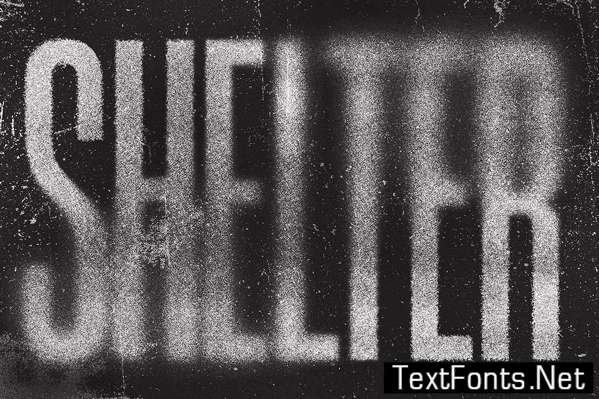 Faded Spray Text Effect B2VR7QN