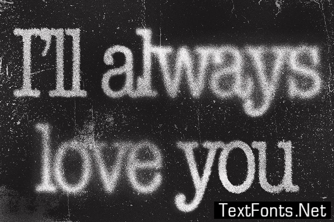 Faded Spray Text Effect B2VR7QN