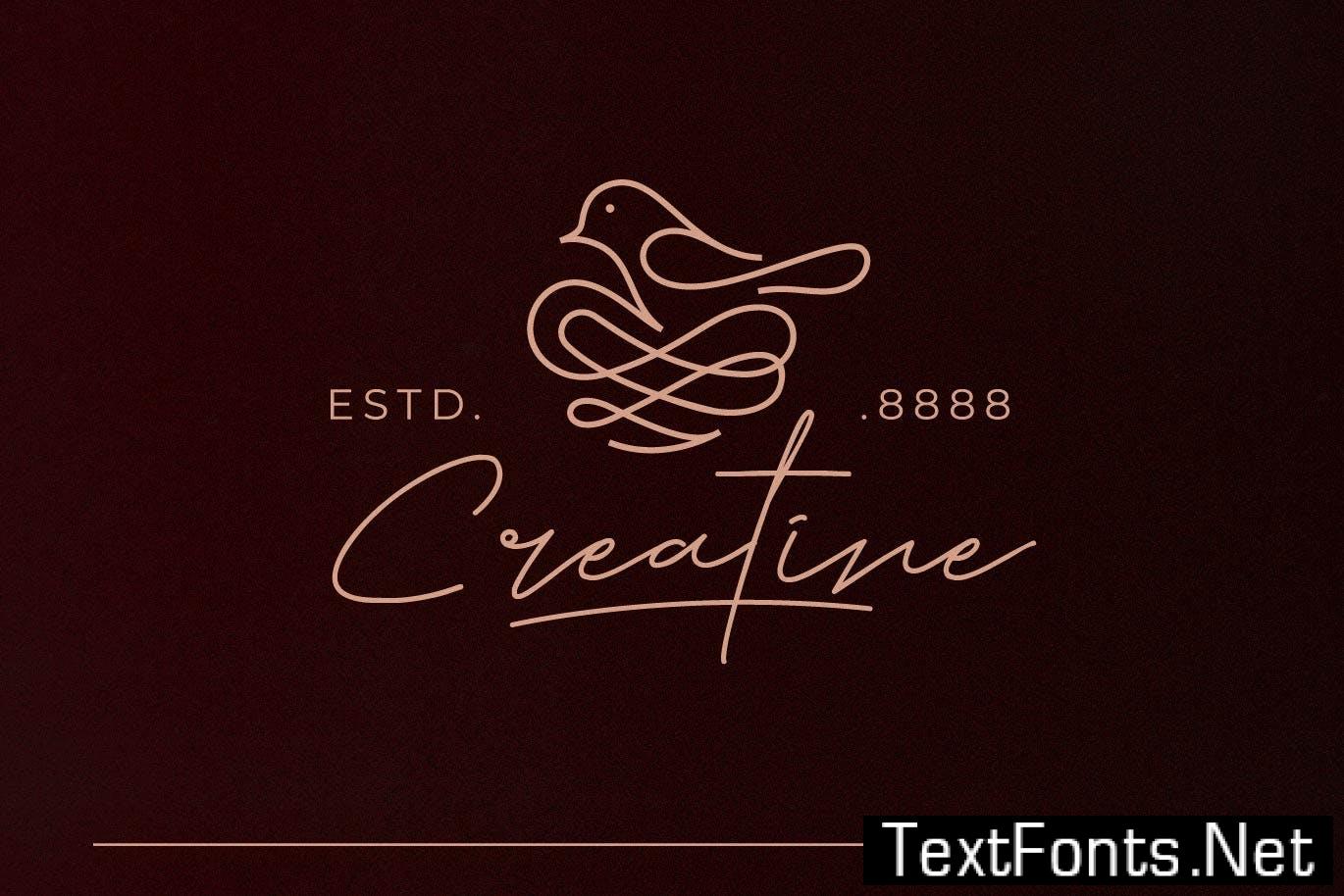 Galliard - Elegant Script Font Duo SSSS369