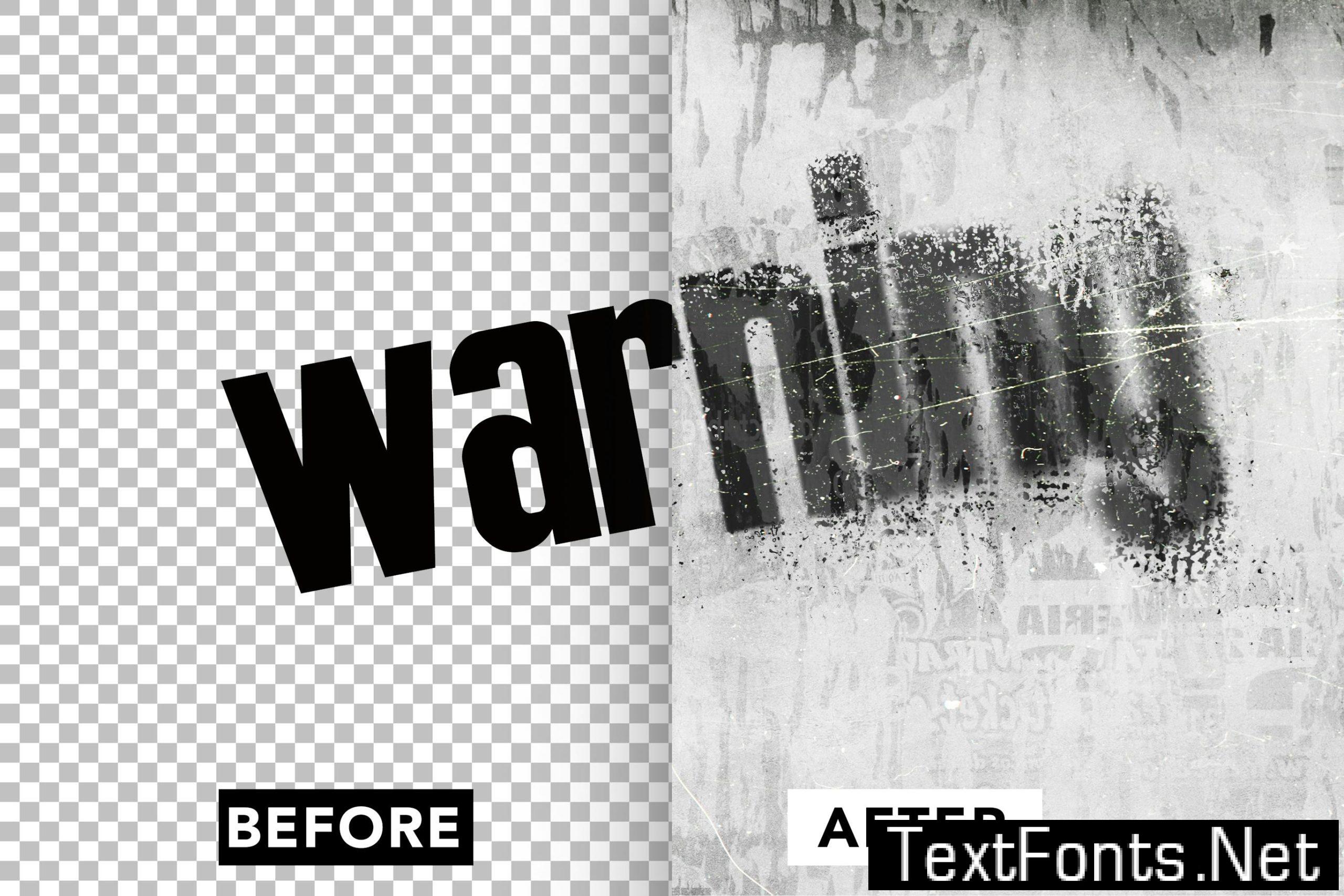 Glued Grunge Text Effect 9GETGTR