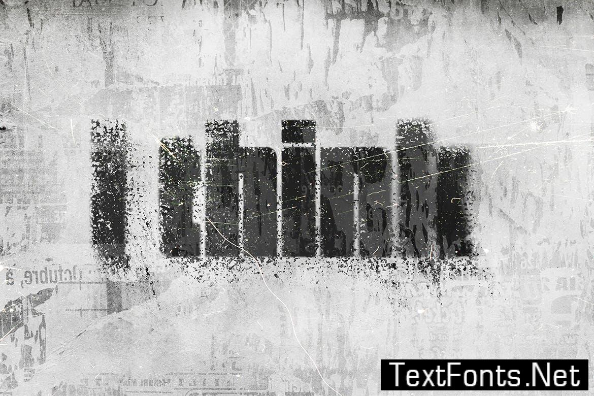 Glued Grunge Text Effect 9GETGTR