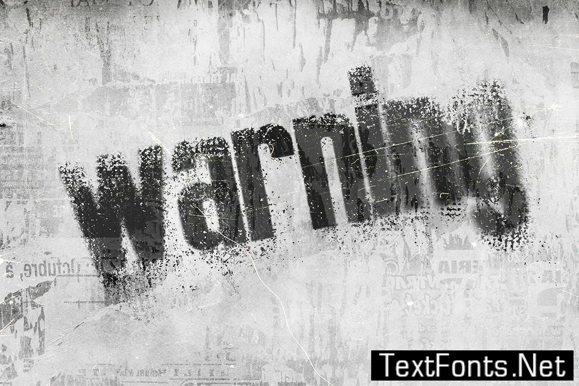 Glued Grunge Text Effect 9GETGTR