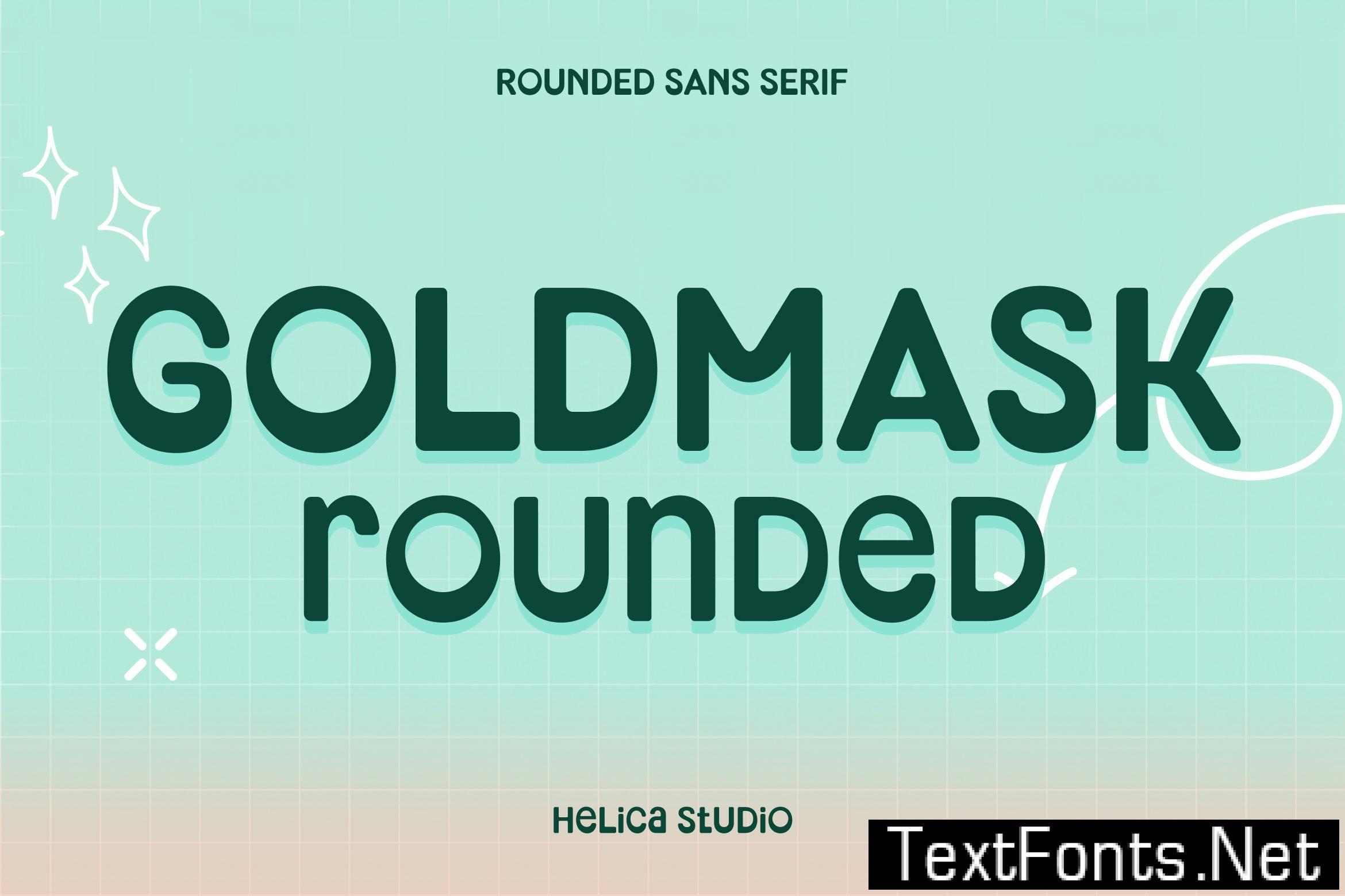 Goldmask Rounded Font PZJ6JGA