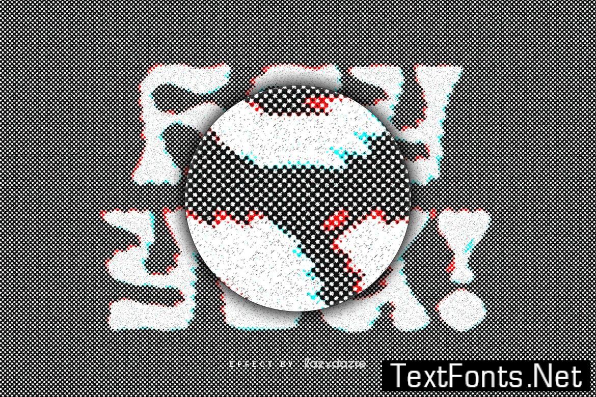 Gritty Warped PSD Text Effect T3F2TJ4