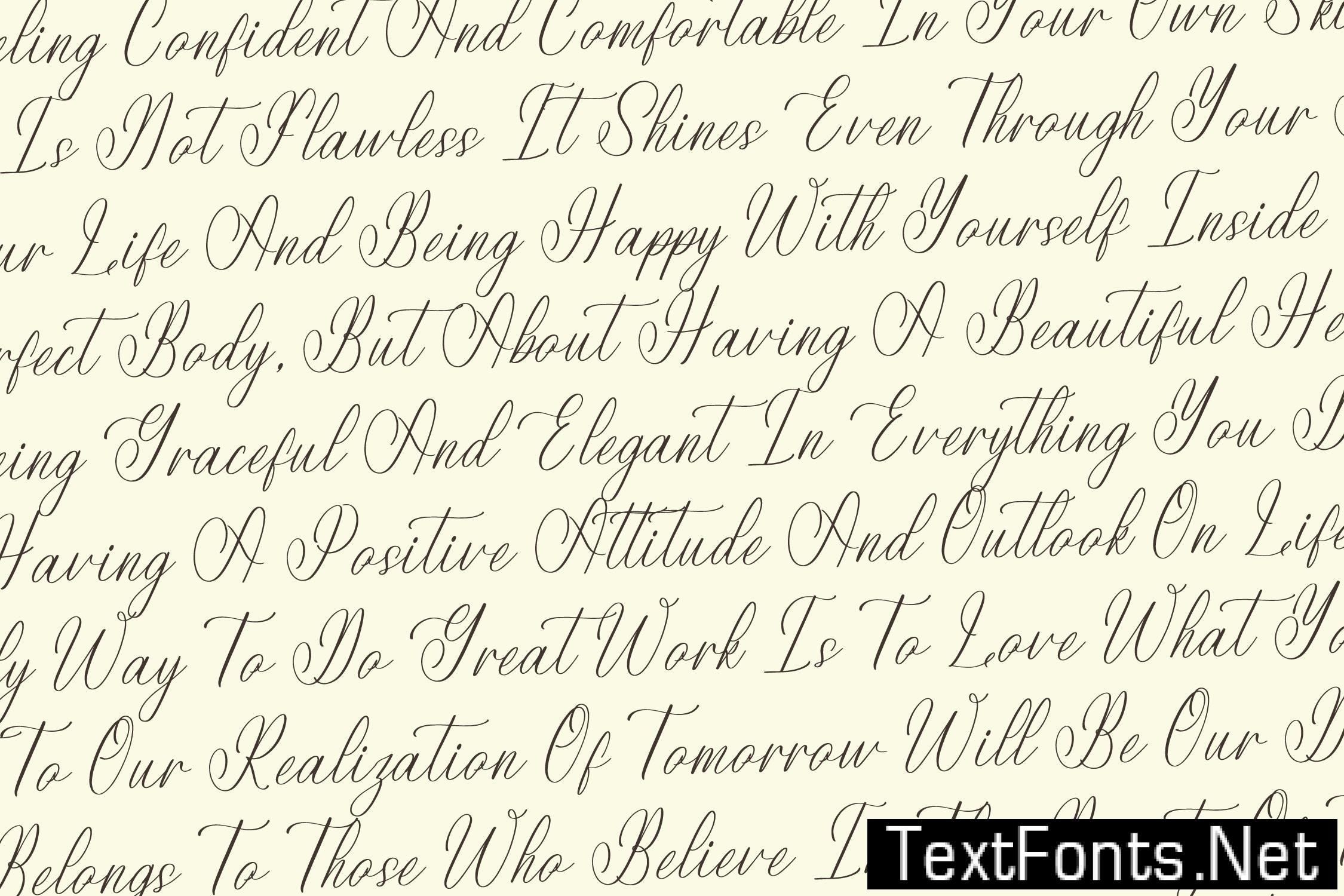 Herbina Yolanda Modern Script MTQLWGN