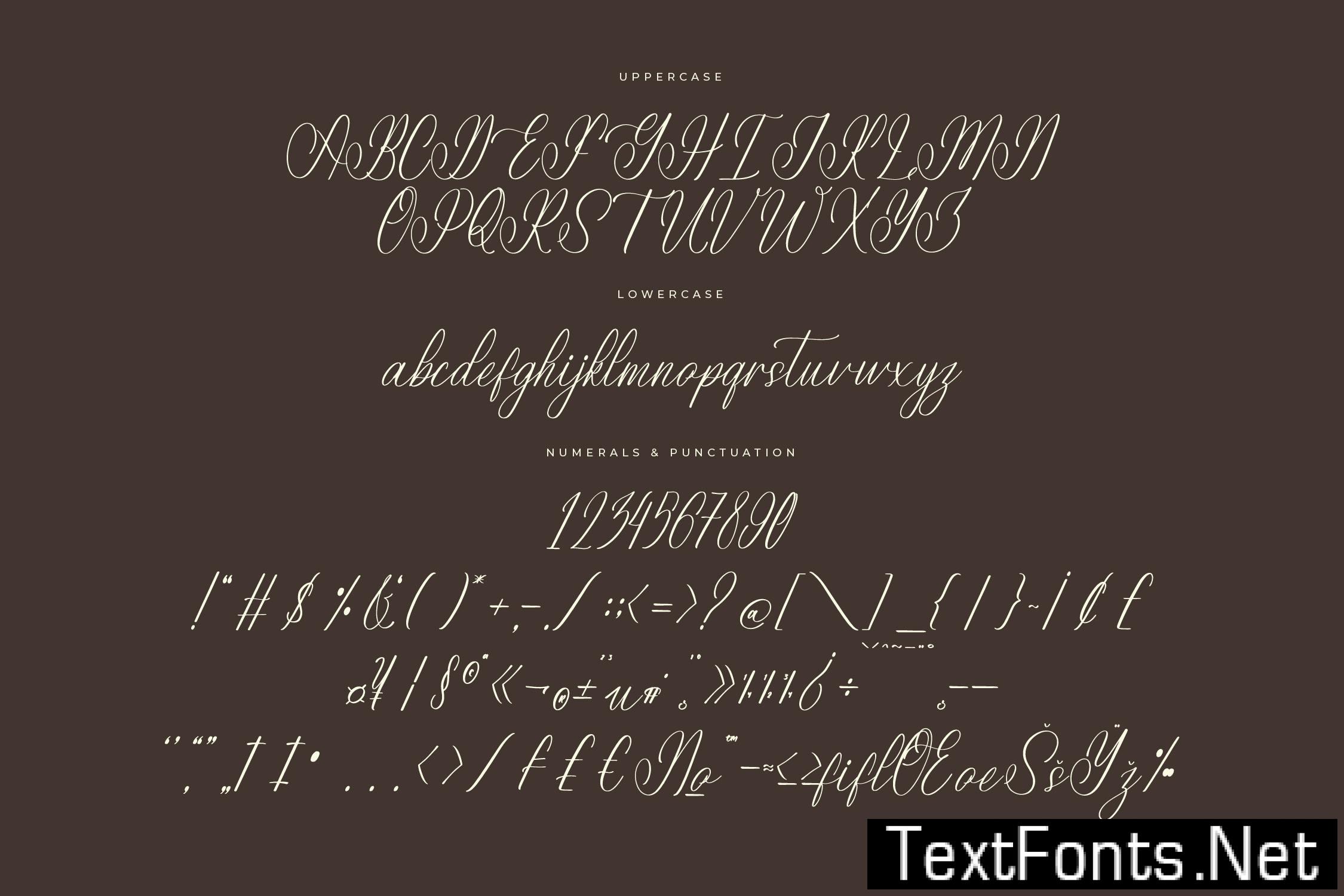 Herbina Yolanda Modern Script MTQLWGN