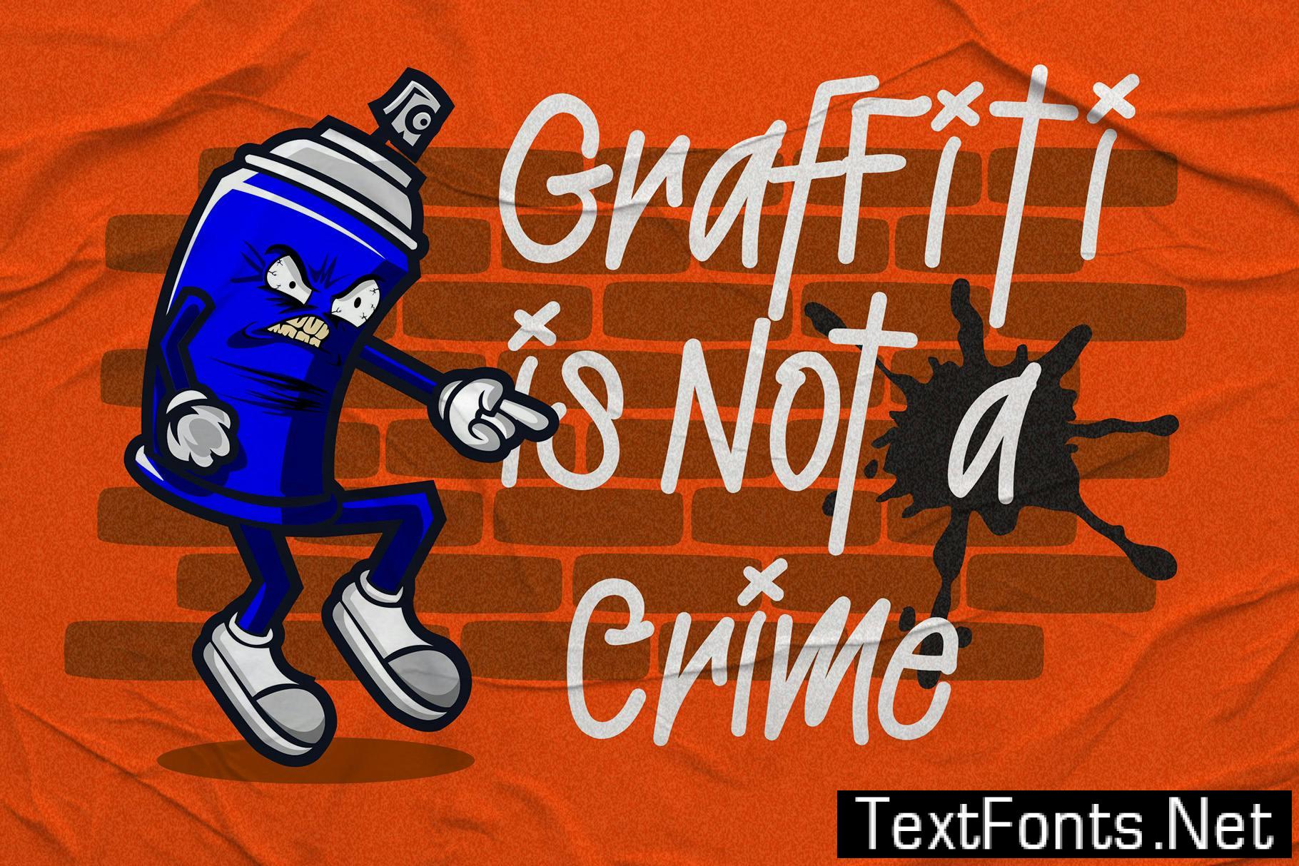 Hightgraff - Monoline Graffiti Font JU2DBZE
