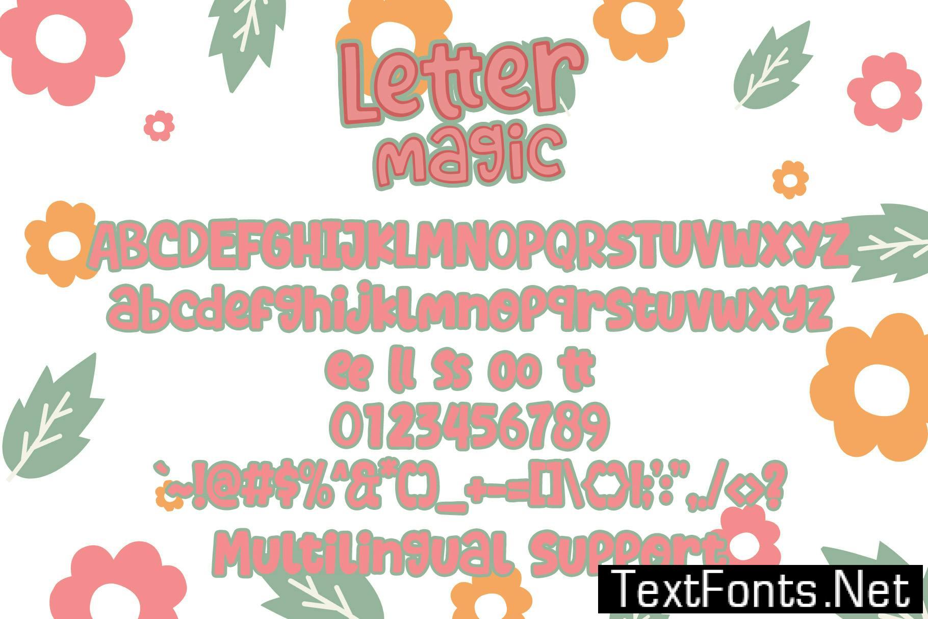 Letter Magic 9SCZS5E