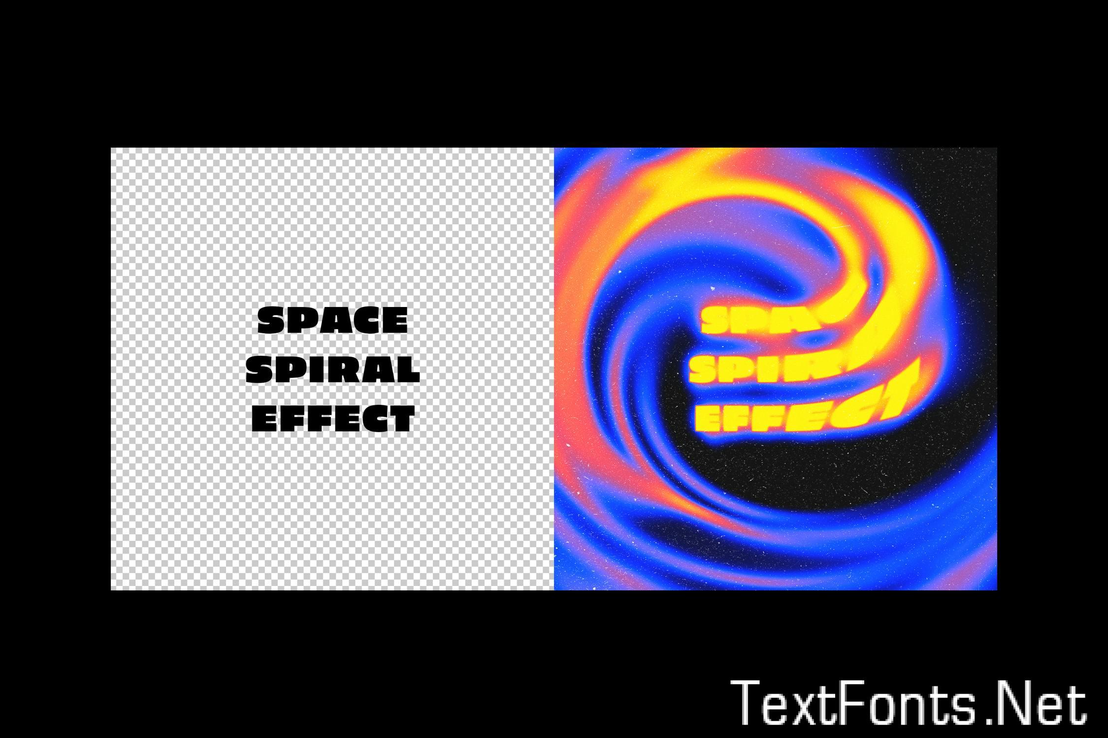 Liquid Spiral Text Effect 8JMXPSX