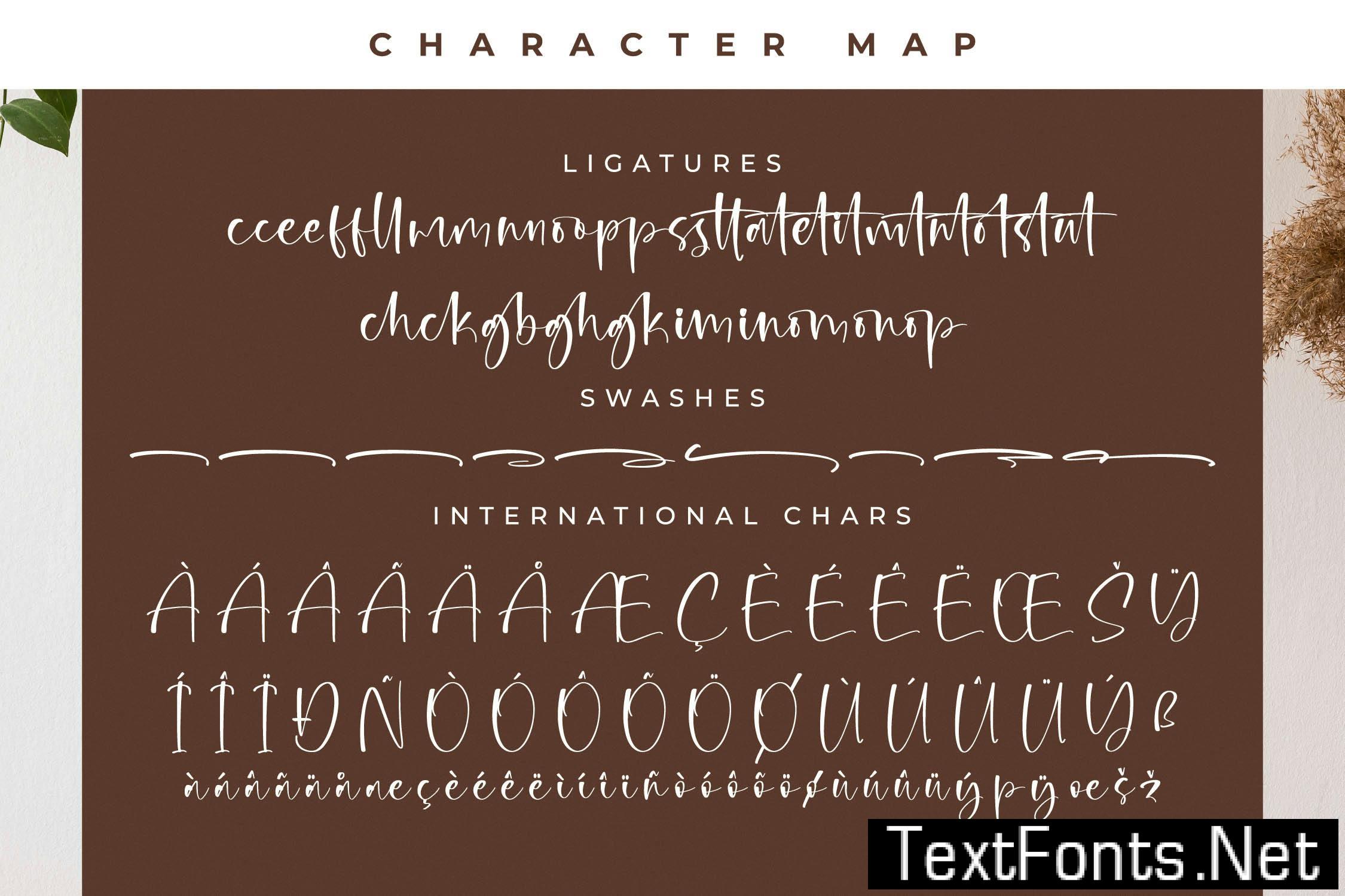 Megchaty Modern Handwritten Font YZBABB3