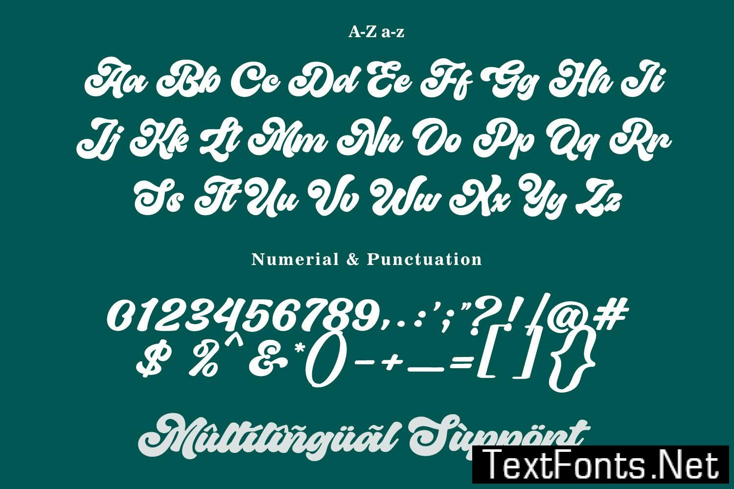 Midstar - Vintage Retro Font 332DWNS