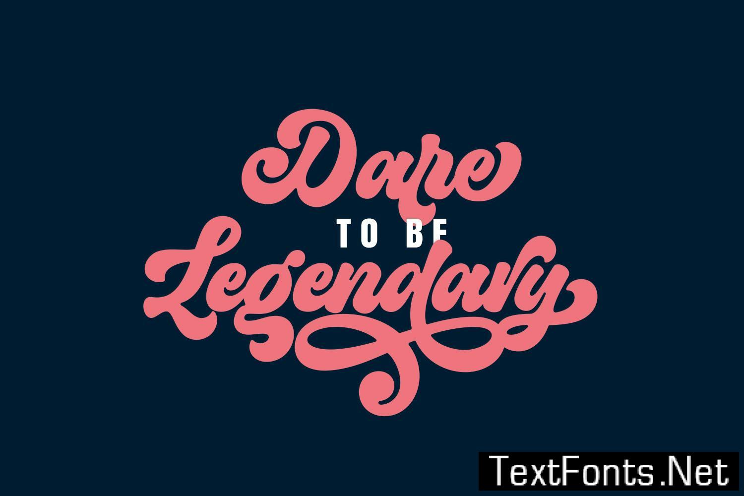 Midstar - Vintage Retro Font 332DWNS