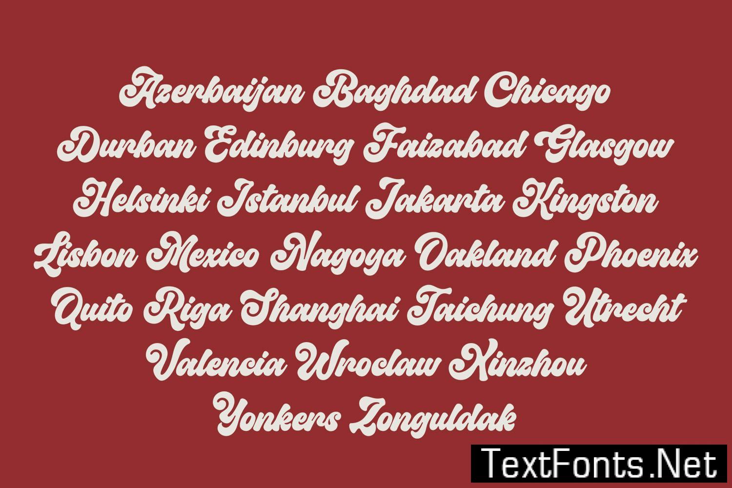 Midstar - Vintage Retro Font 332DWNS