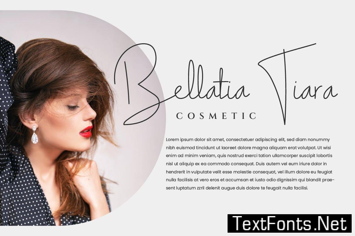 Millia Sita Signature Script Font XLJRH4N