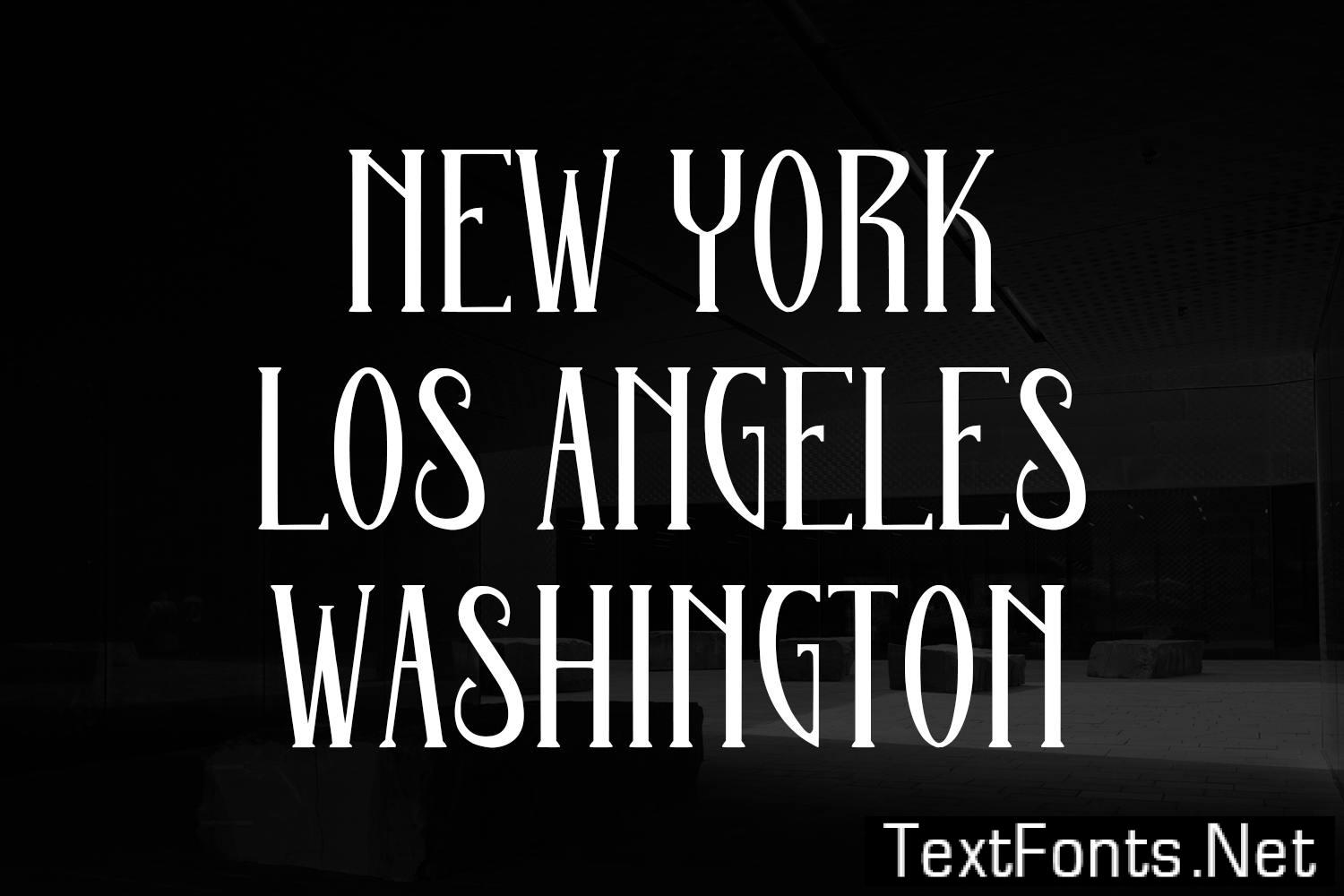 Myaric Serif Display Font 22LHUS9