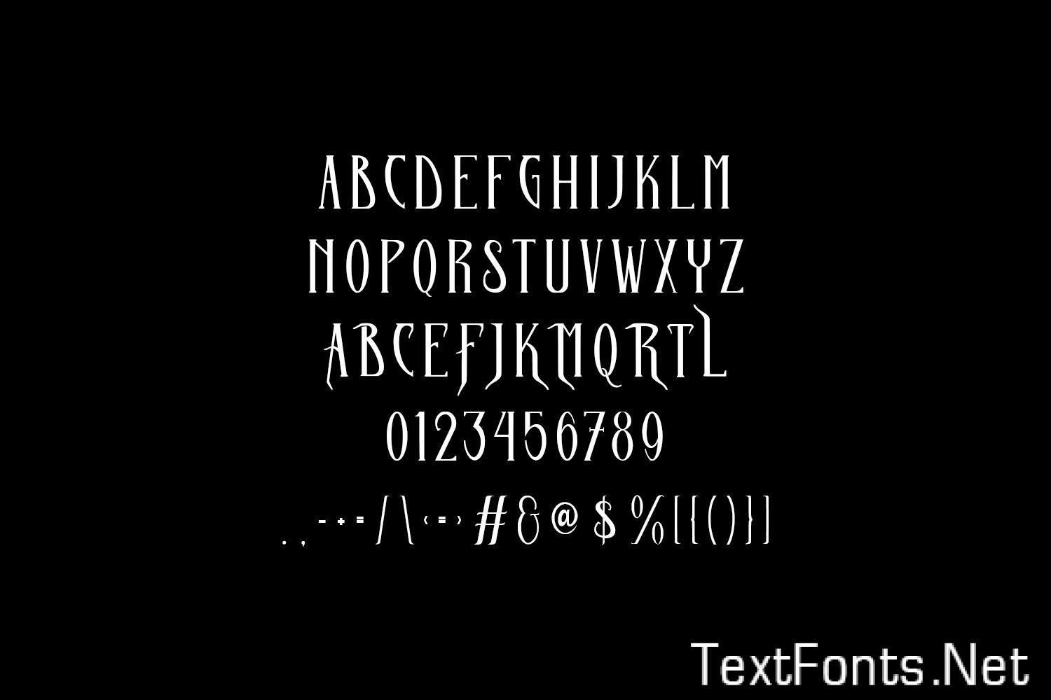 Myaric Serif Display Font 22LHUS9
