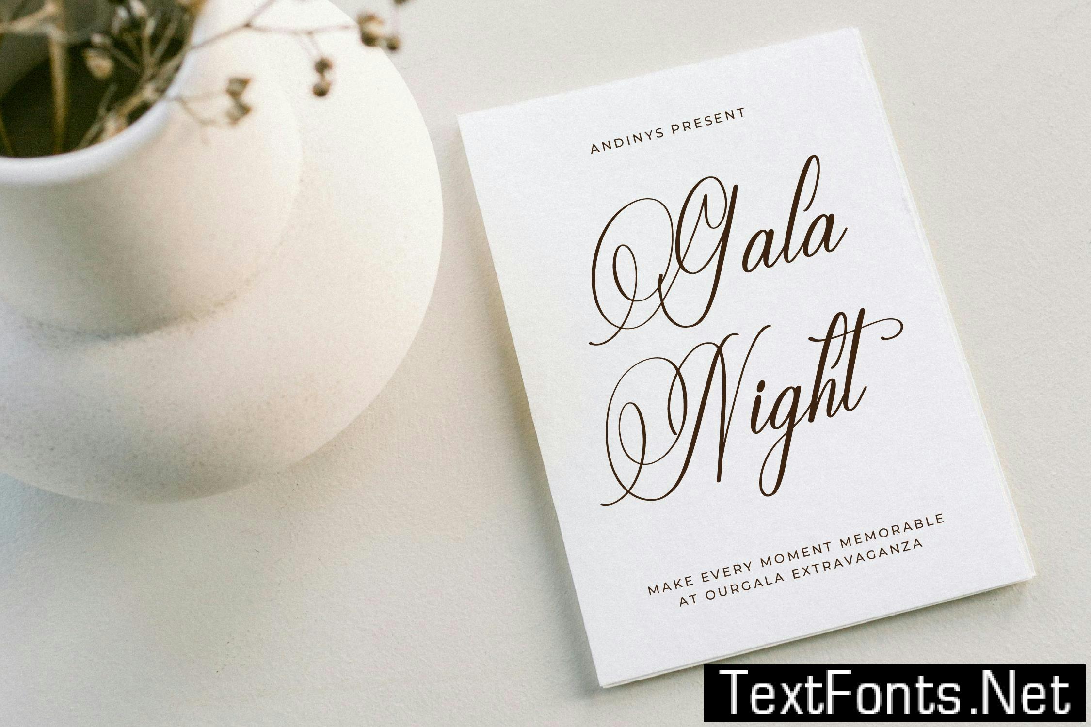 Natassha Sintaleny Modern Script FDNAT3E