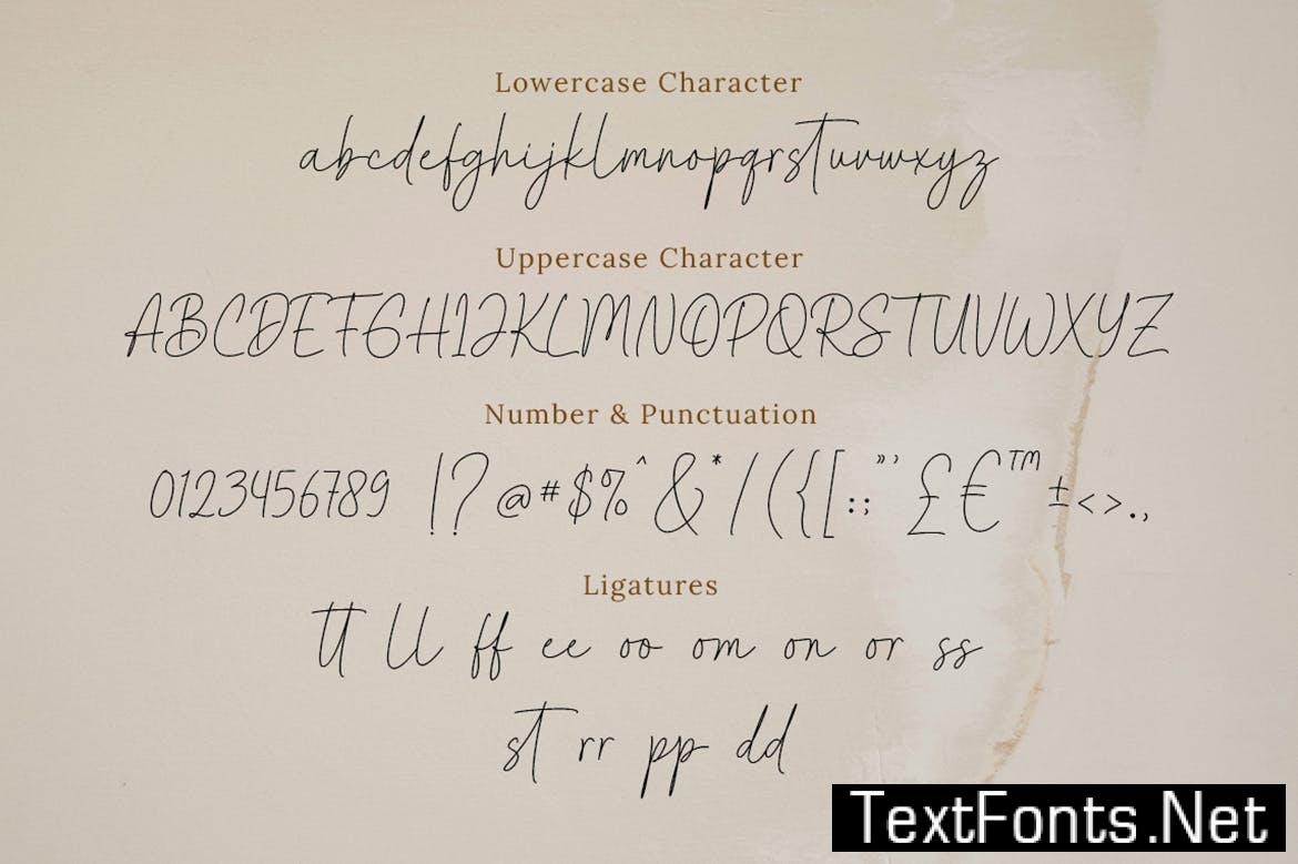 Shine Brightly - Modern Script Fonts FKPXANN