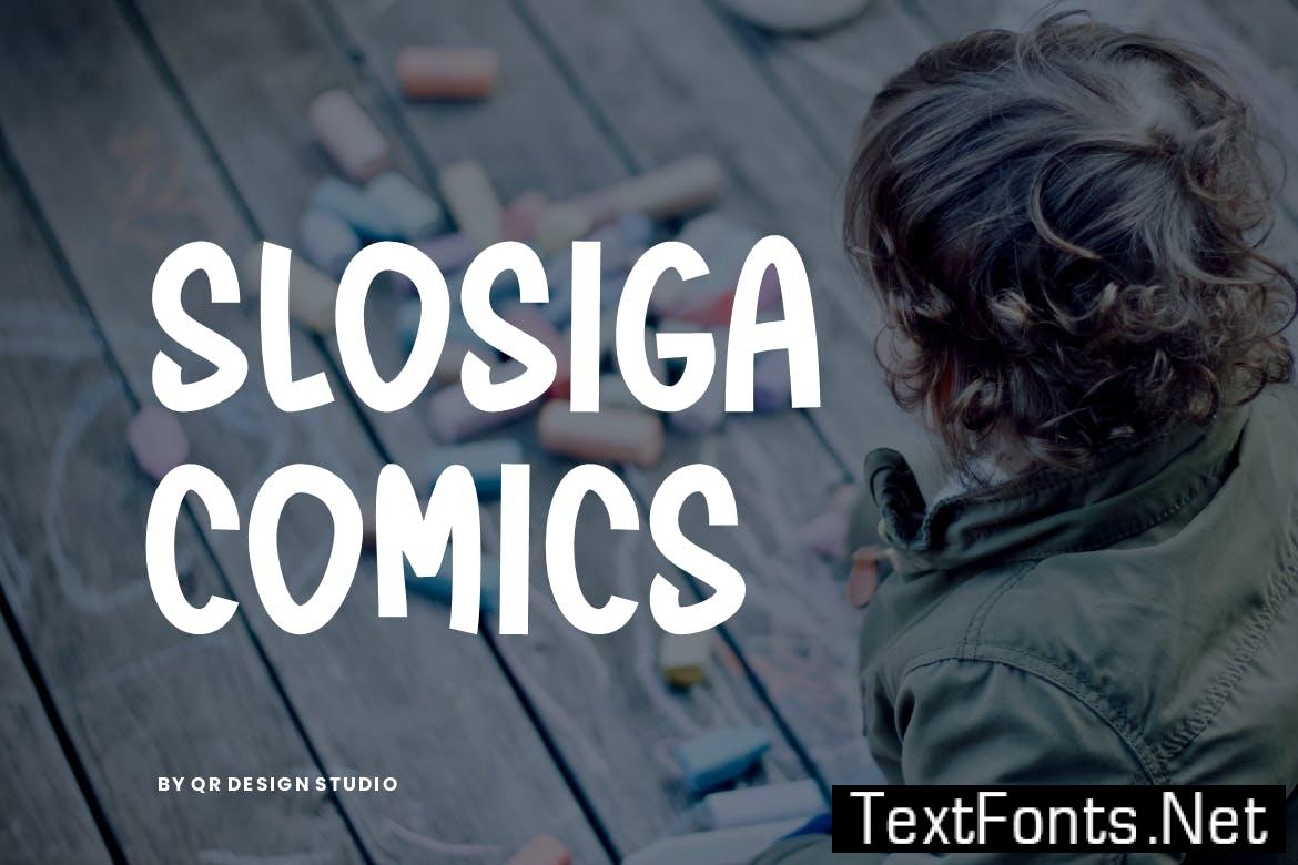 Slosiga Comics - Kids & Playful Font YTT29KE