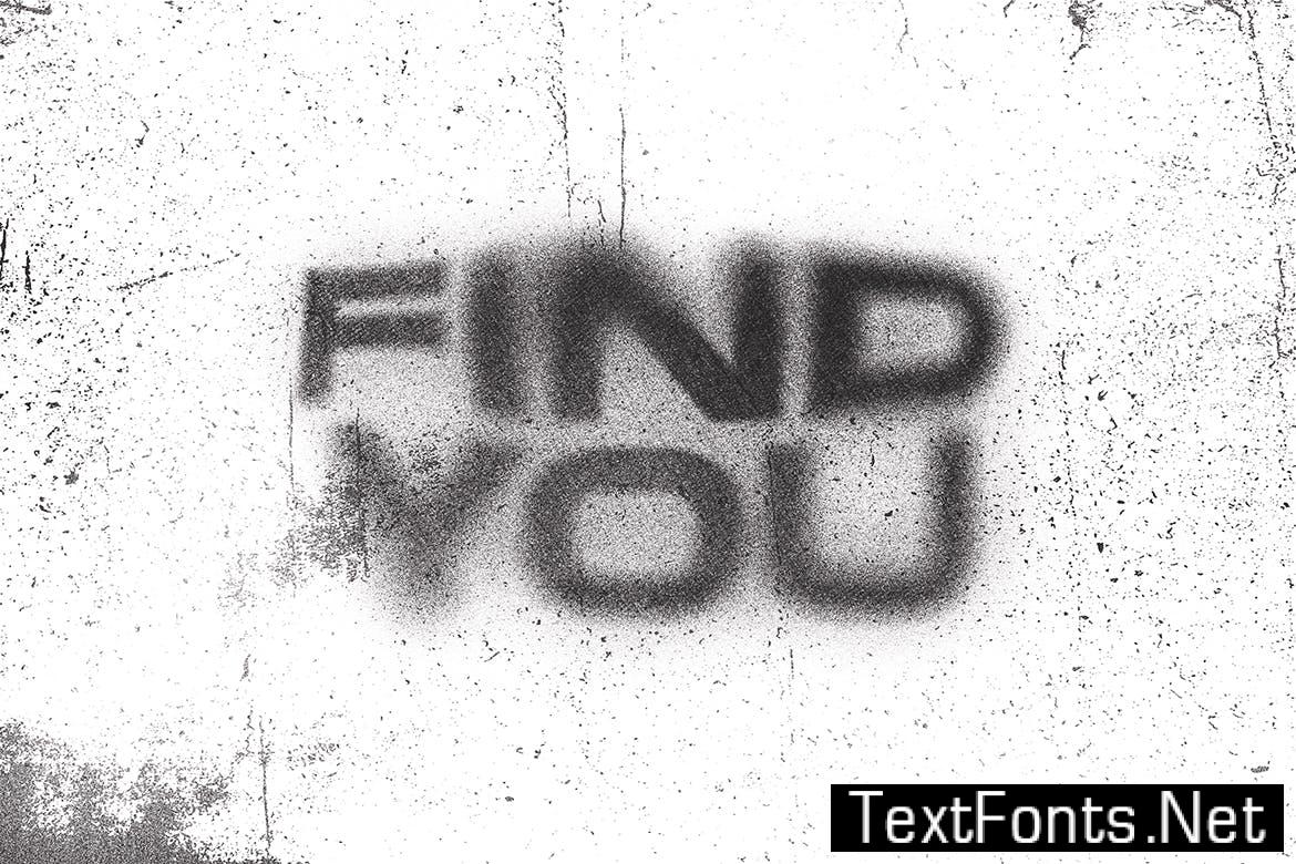 Spray Text Effect L7LNZ5H