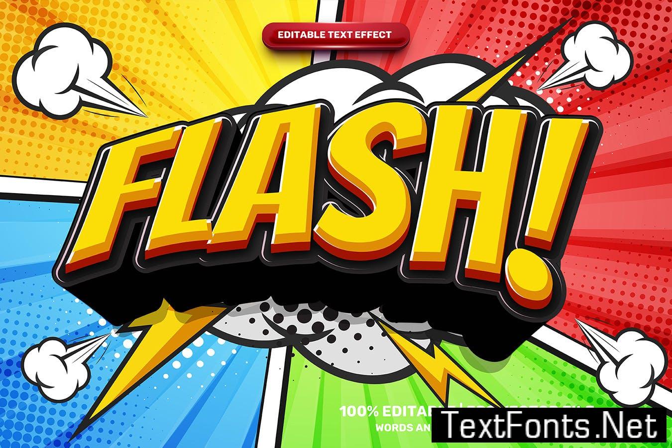 Super Wow Comic Cartoon Text Effect 7HHBCYD