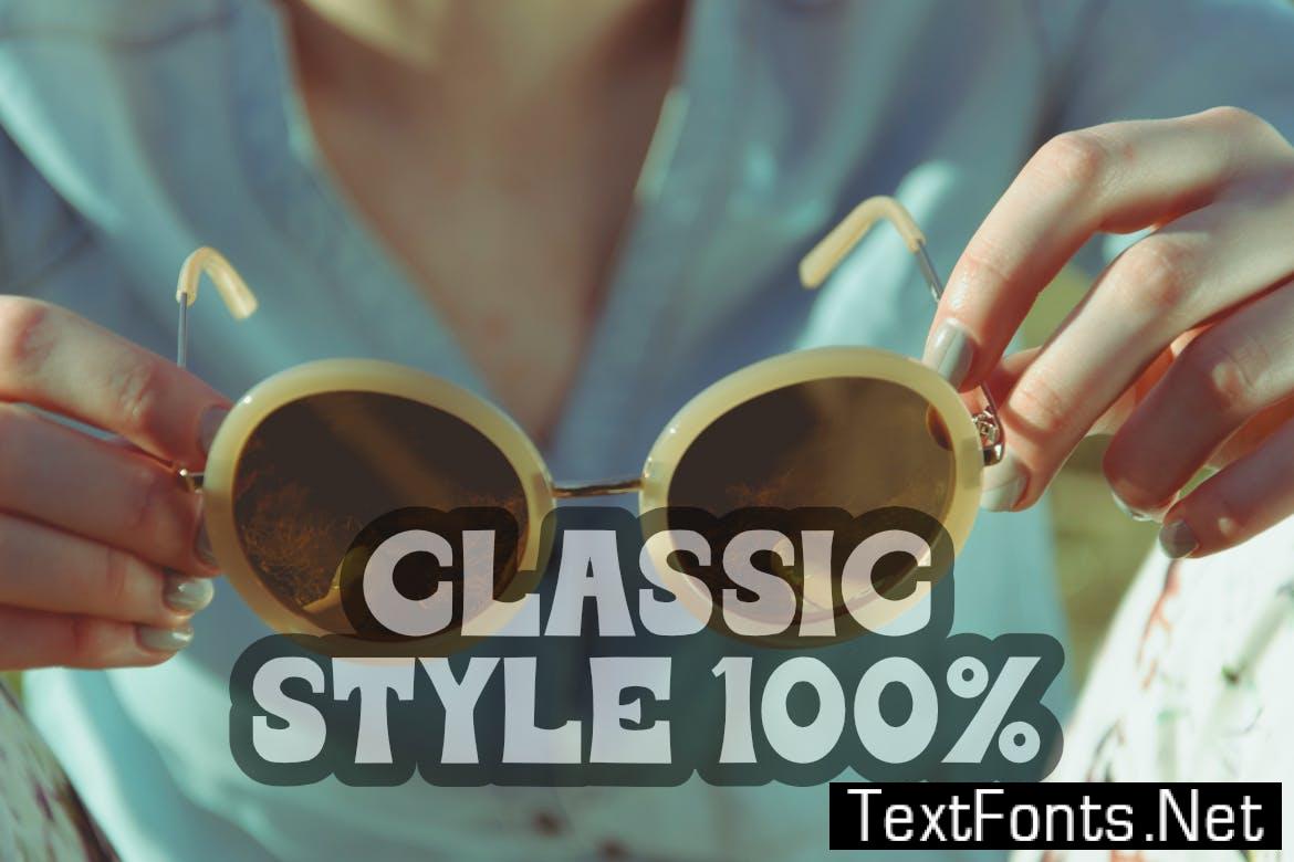 THE REBEEL | Retro Groovy Font P4DQCSZ