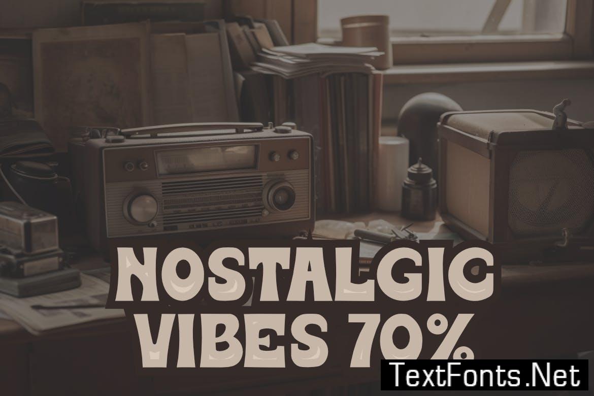 THE REBEEL | Retro Groovy Font P4DQCSZ