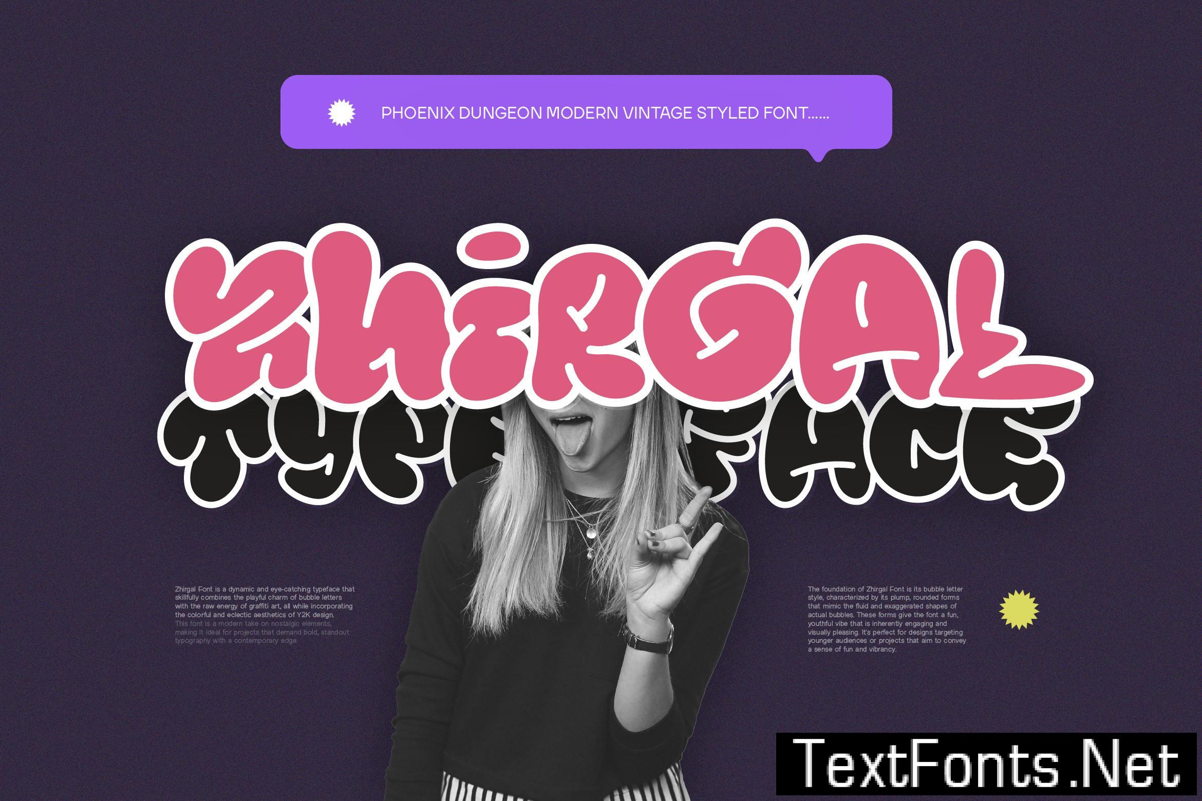 Zhirgal Typeface F6Q2GFU
