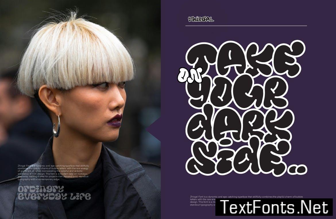 Zhirgal Typeface F6Q2GFU