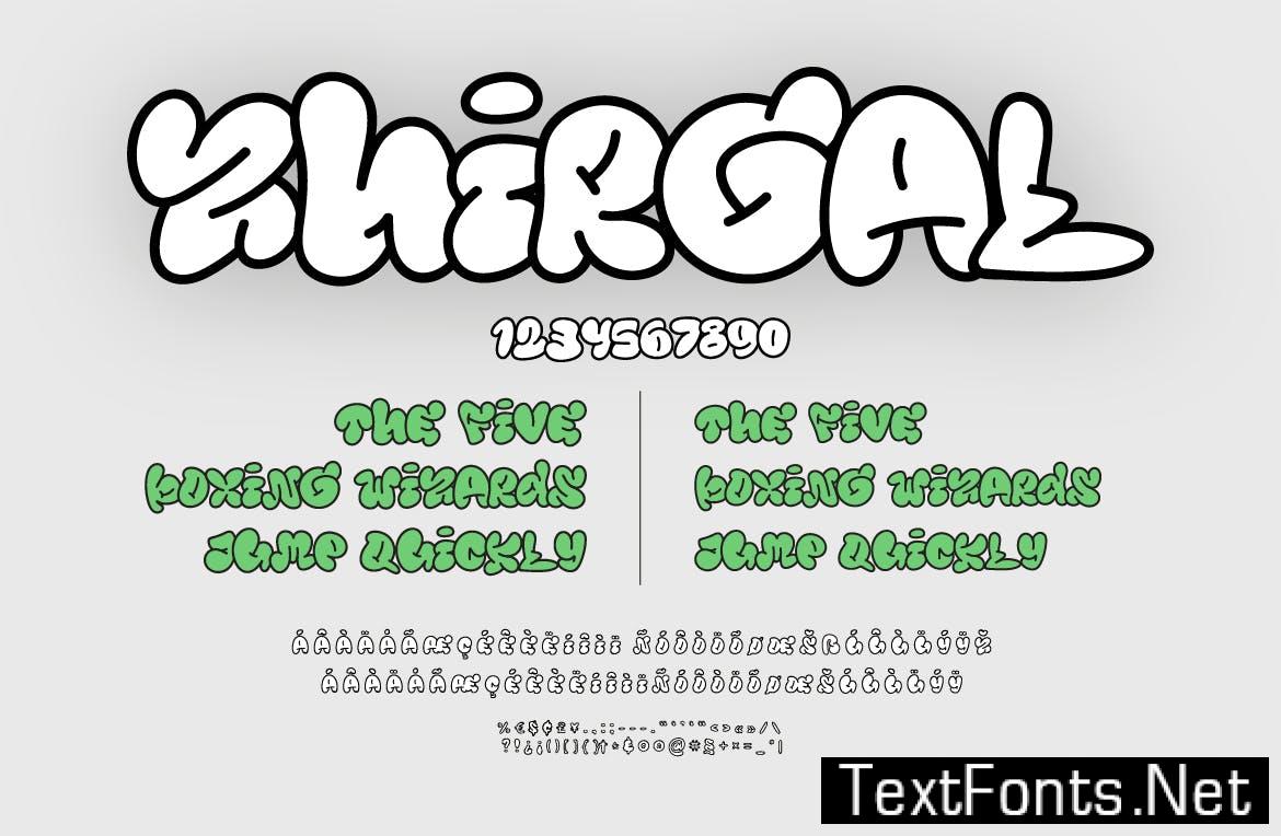 Zhirgal Typeface F6Q2GFU