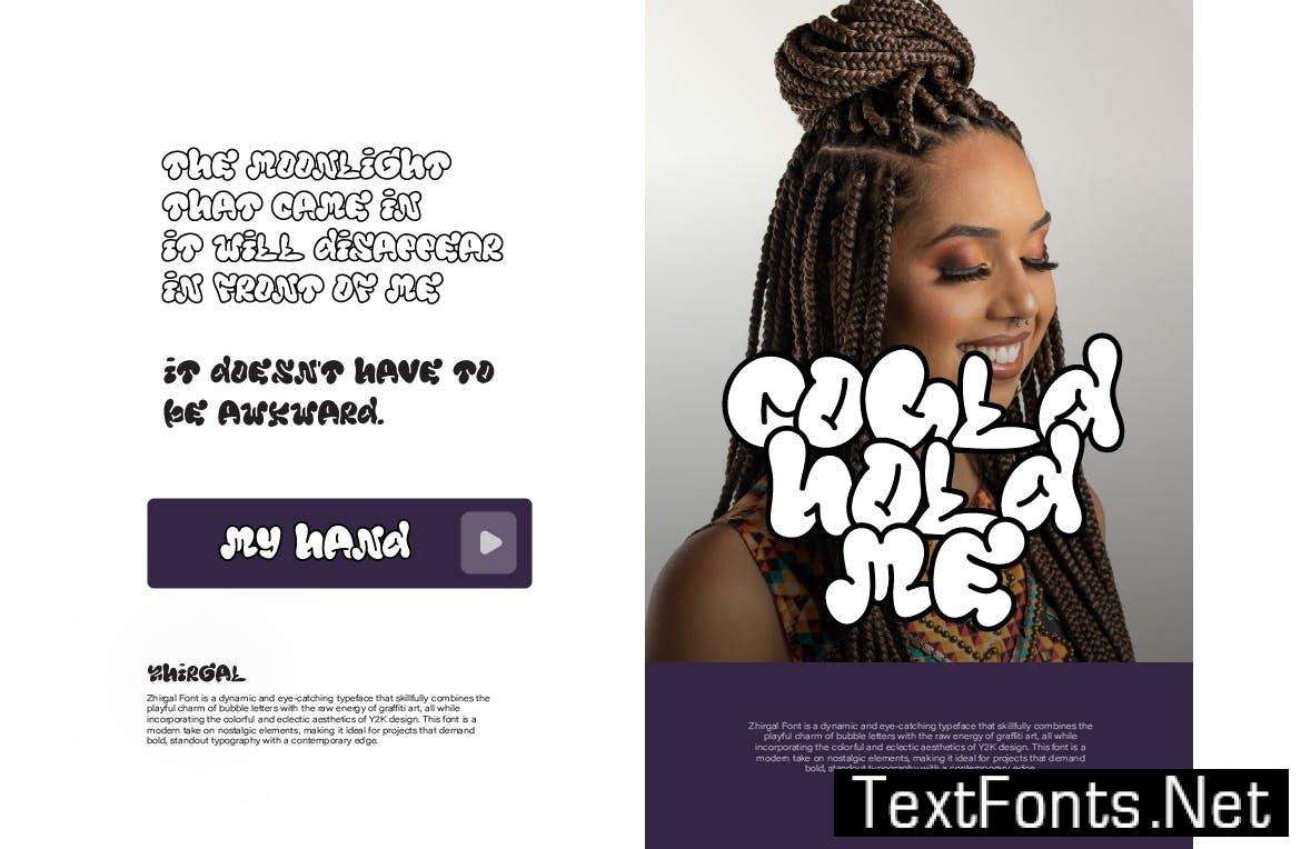 Zhirgal Typeface F6Q2GFU