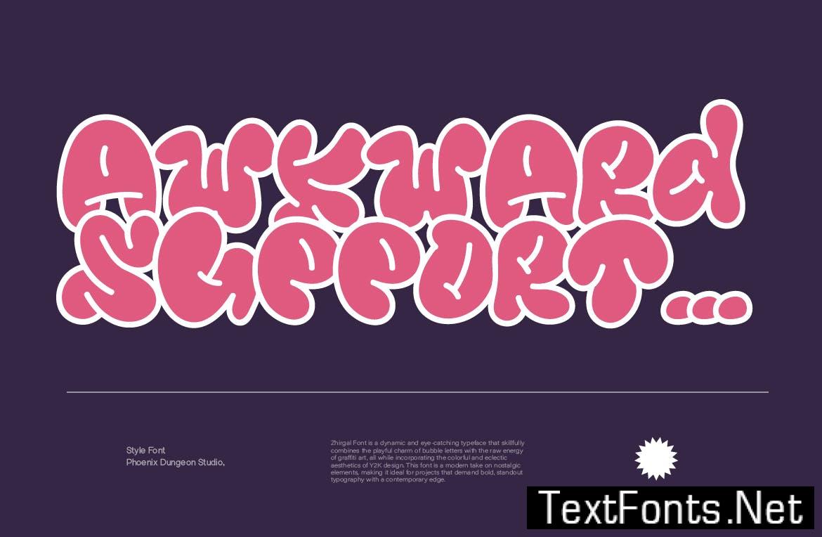 Zhirgal Typeface F6Q2GFU