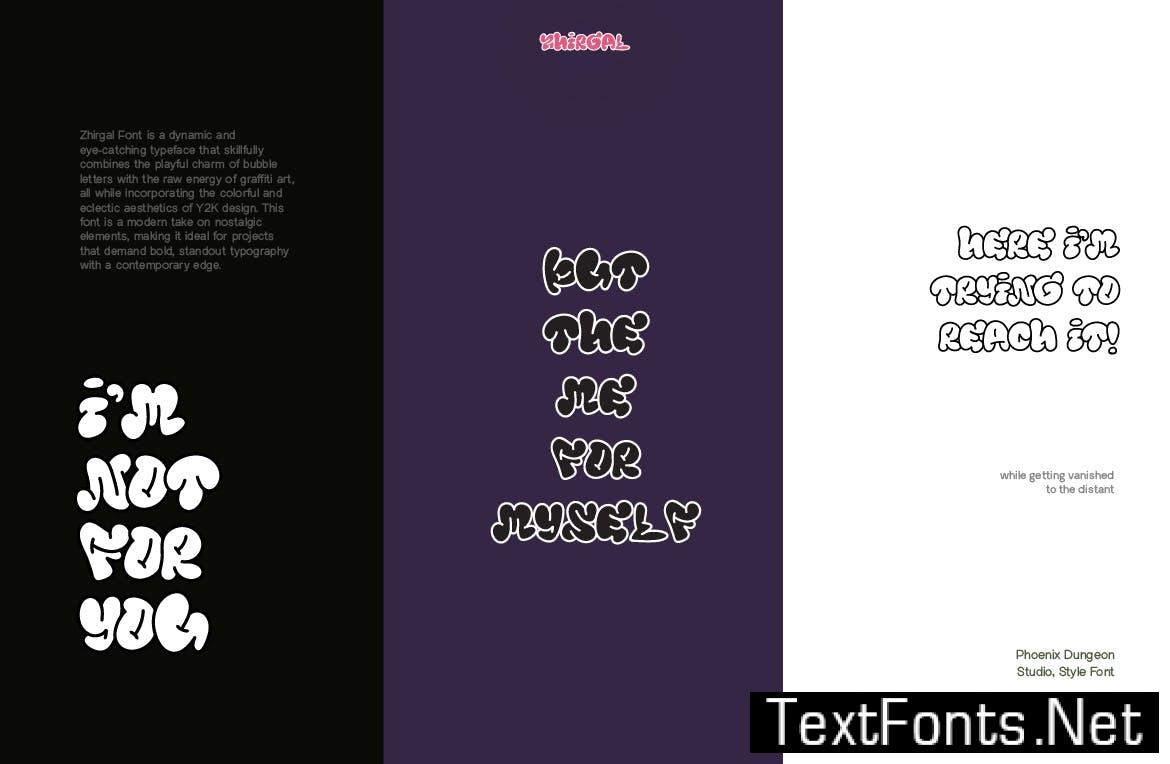 Zhirgal Typeface F6Q2GFU