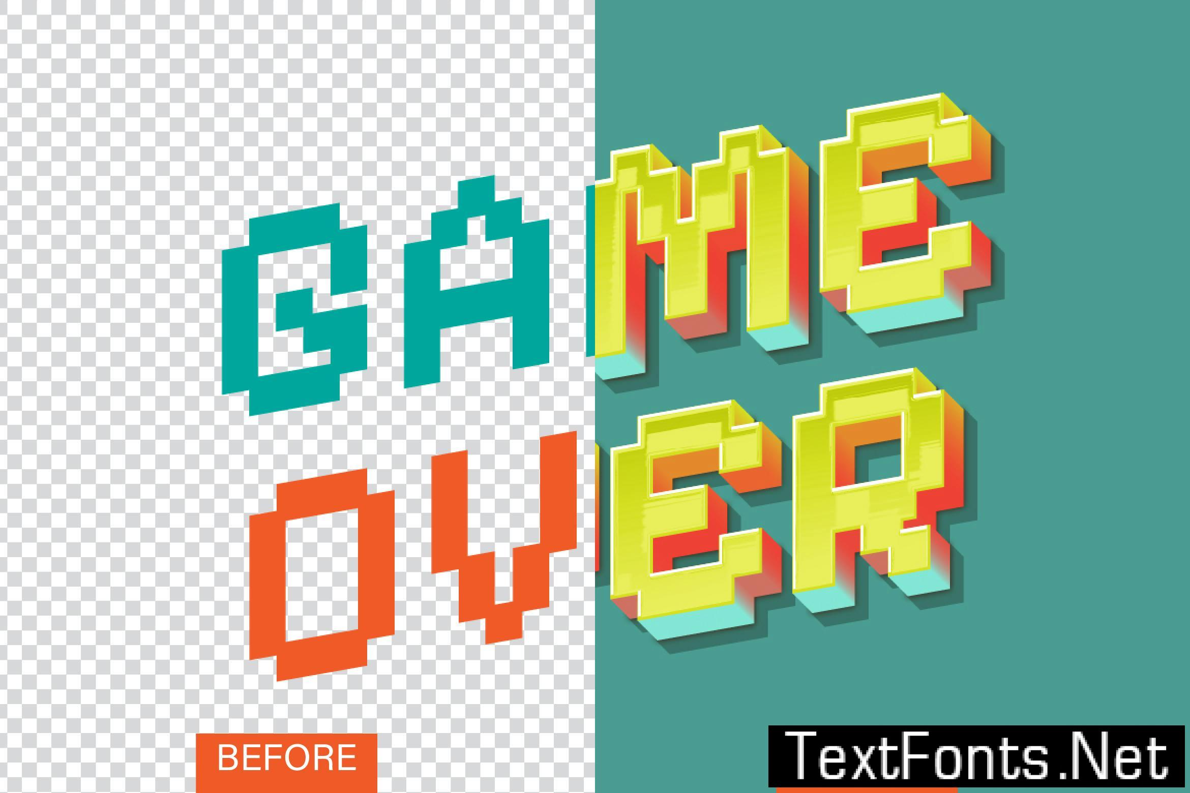Game Over Text Effect 5RAPVVH