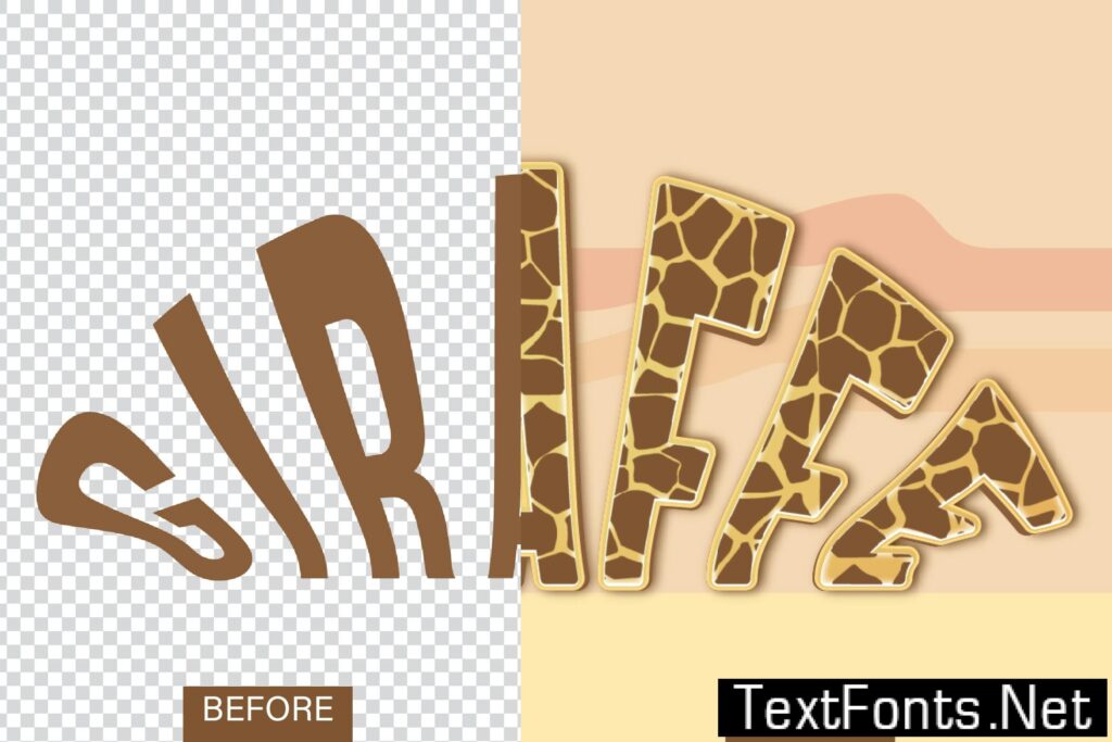 Giraffe Text Effect AWUE8UA
