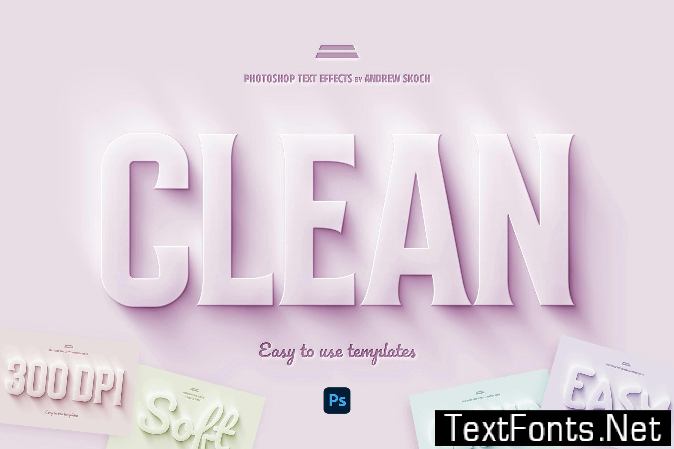 Clay 3D Text Effect JSNXDWX
